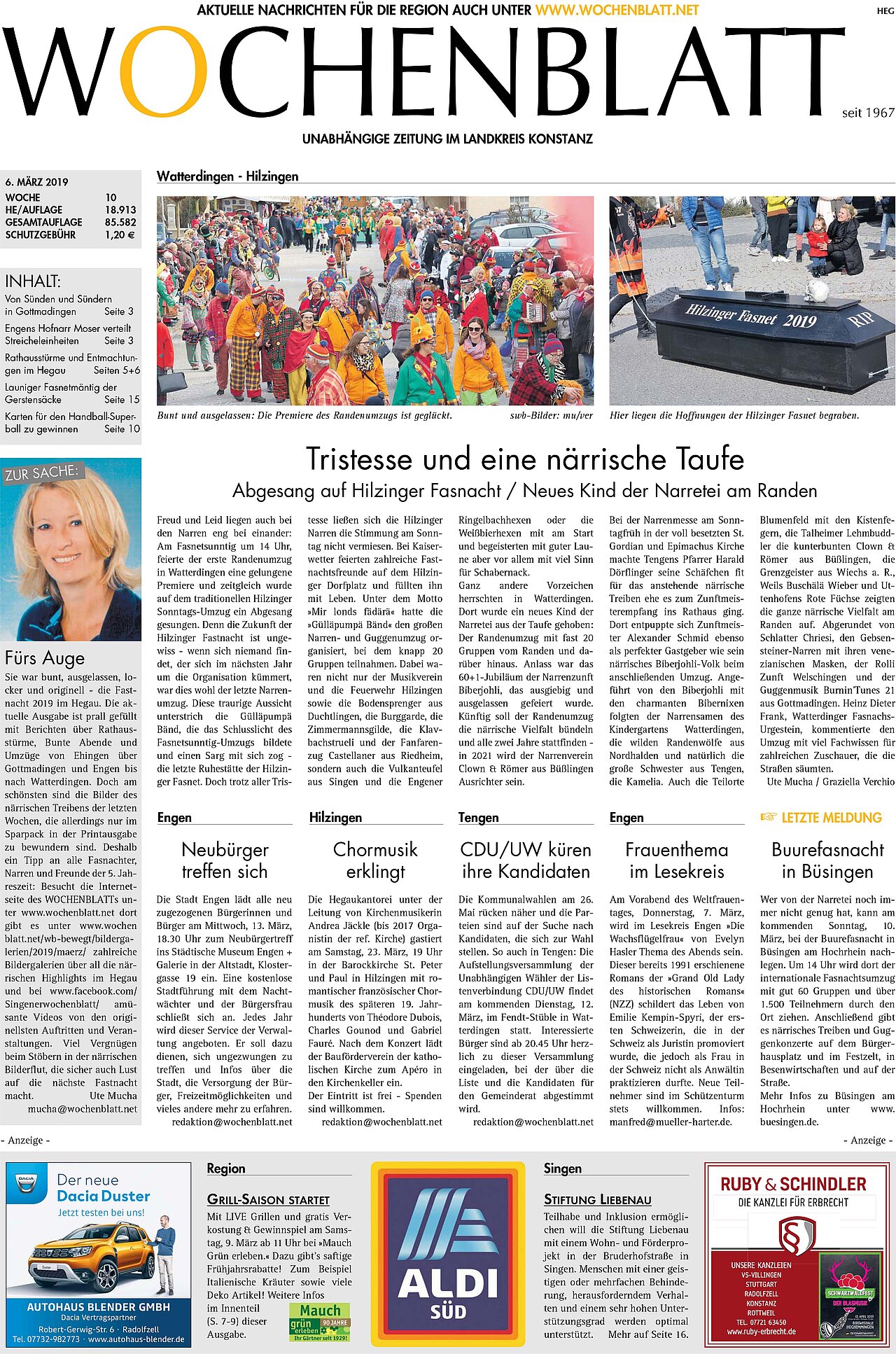 Ausgabe 10 vom 06. März 2019