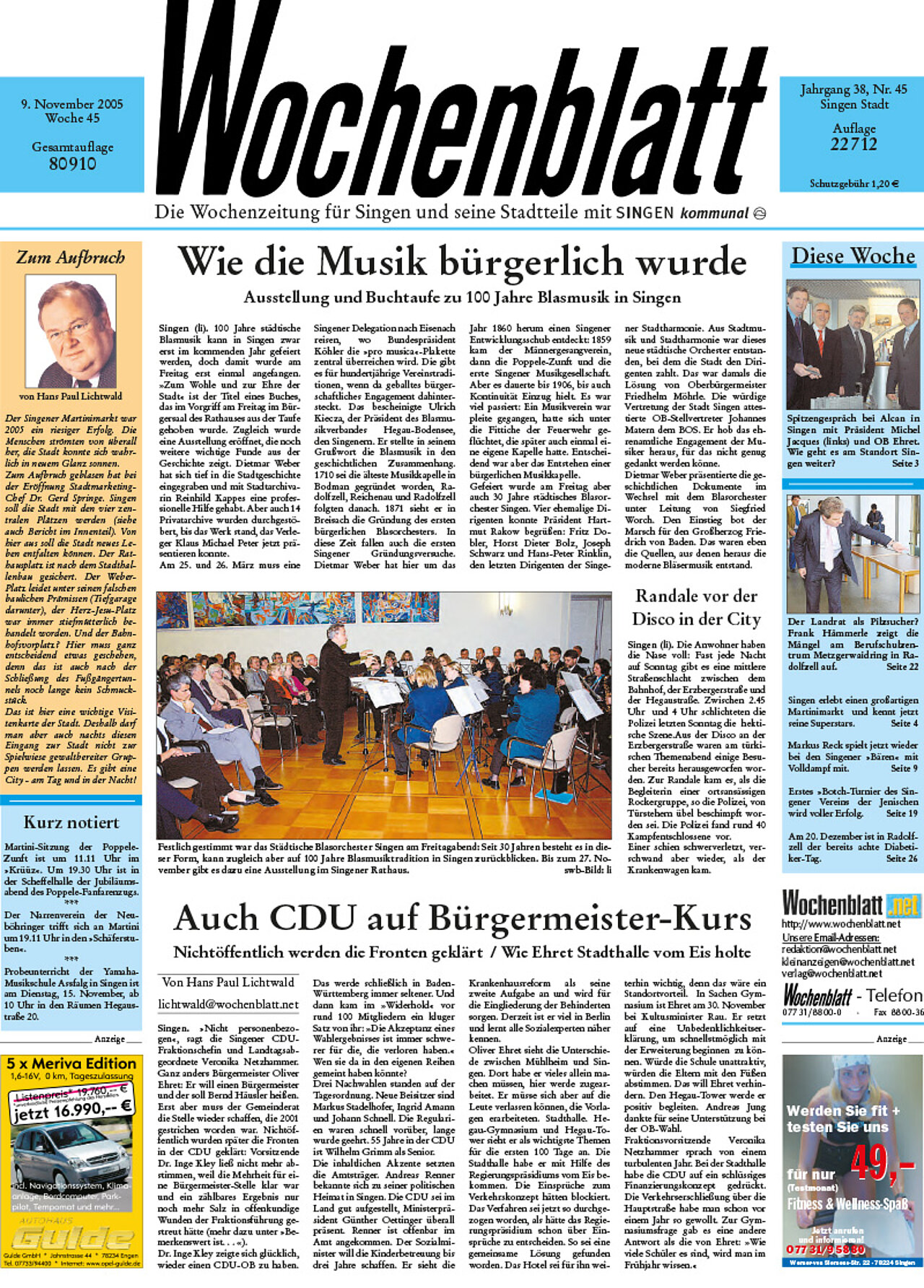 Ausgabe 45 vom 09. November 2005