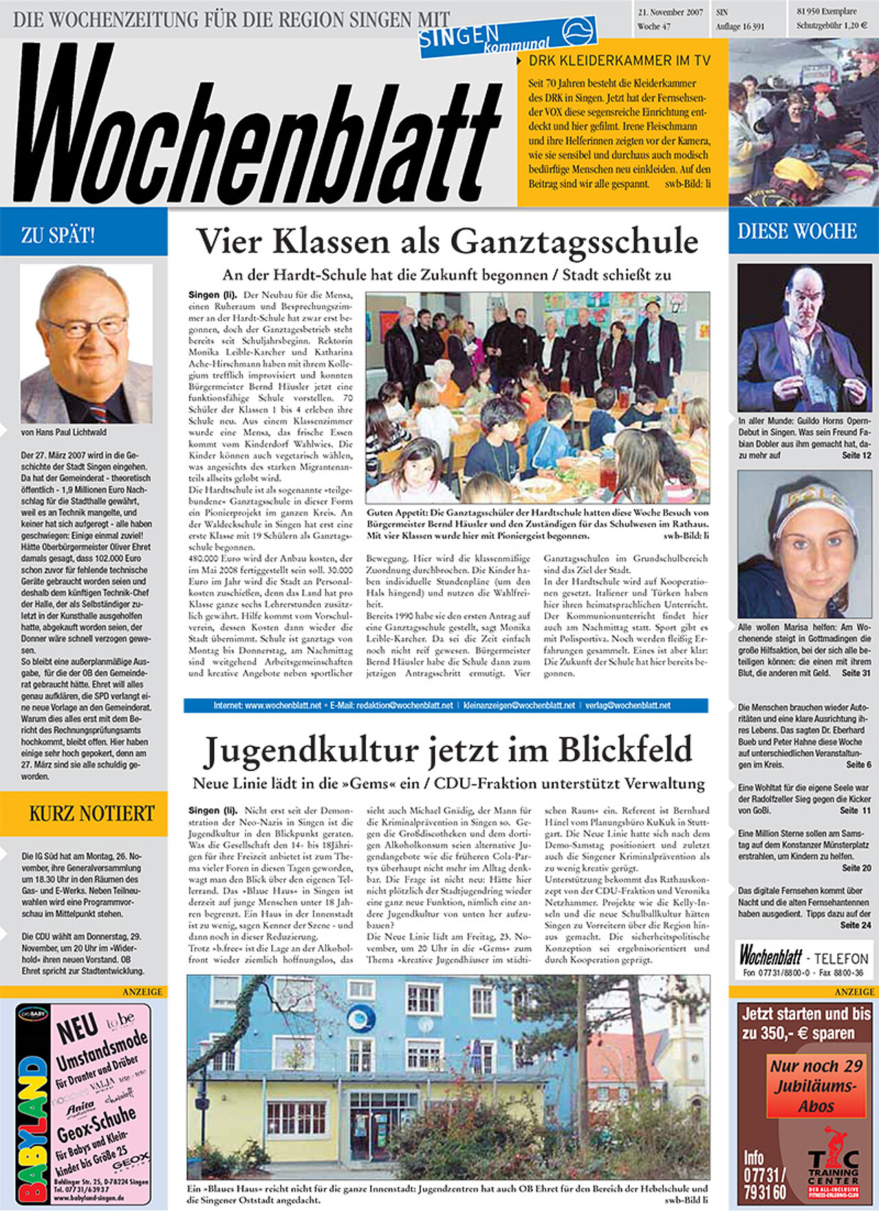 Ausgabe 47 vom 21. November 2007