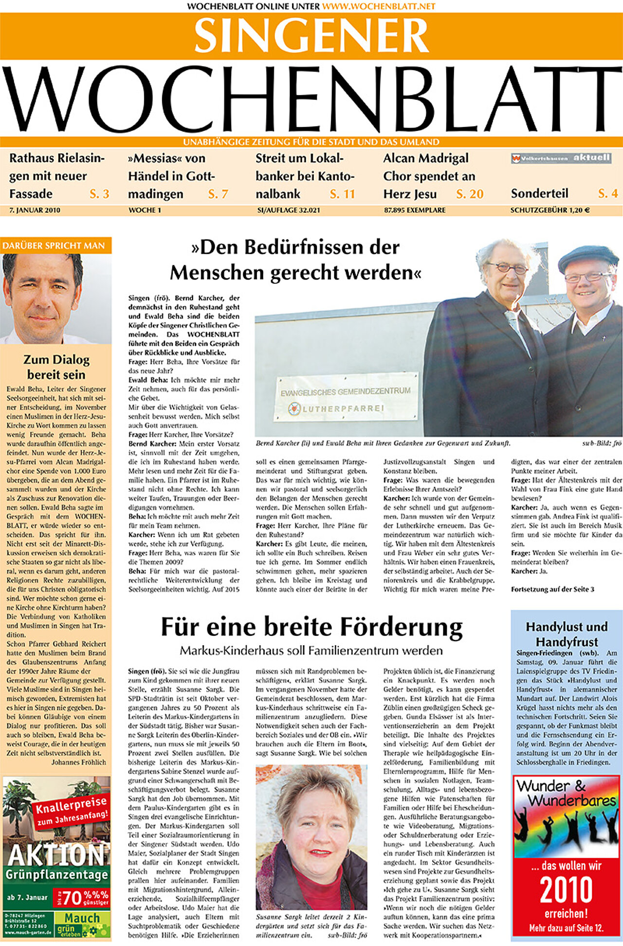 Ausgabe 01 vom 07. Januar 2010