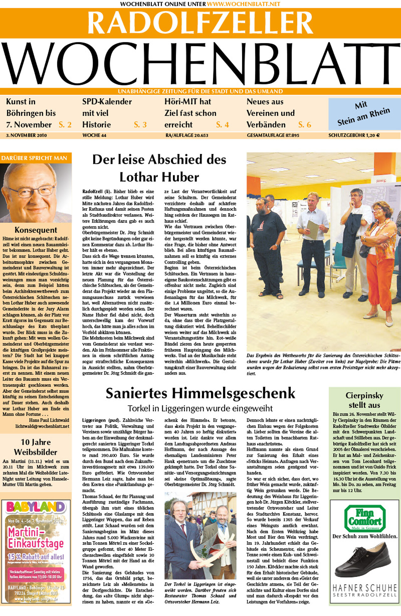 Ausgabe 44 vom 03. November 2010