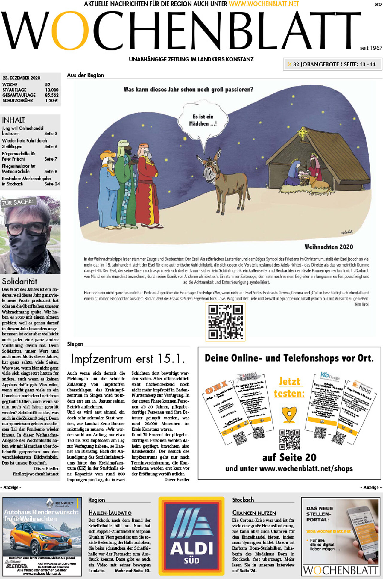 Ausgabe 52 vom 23. Dezember 2020