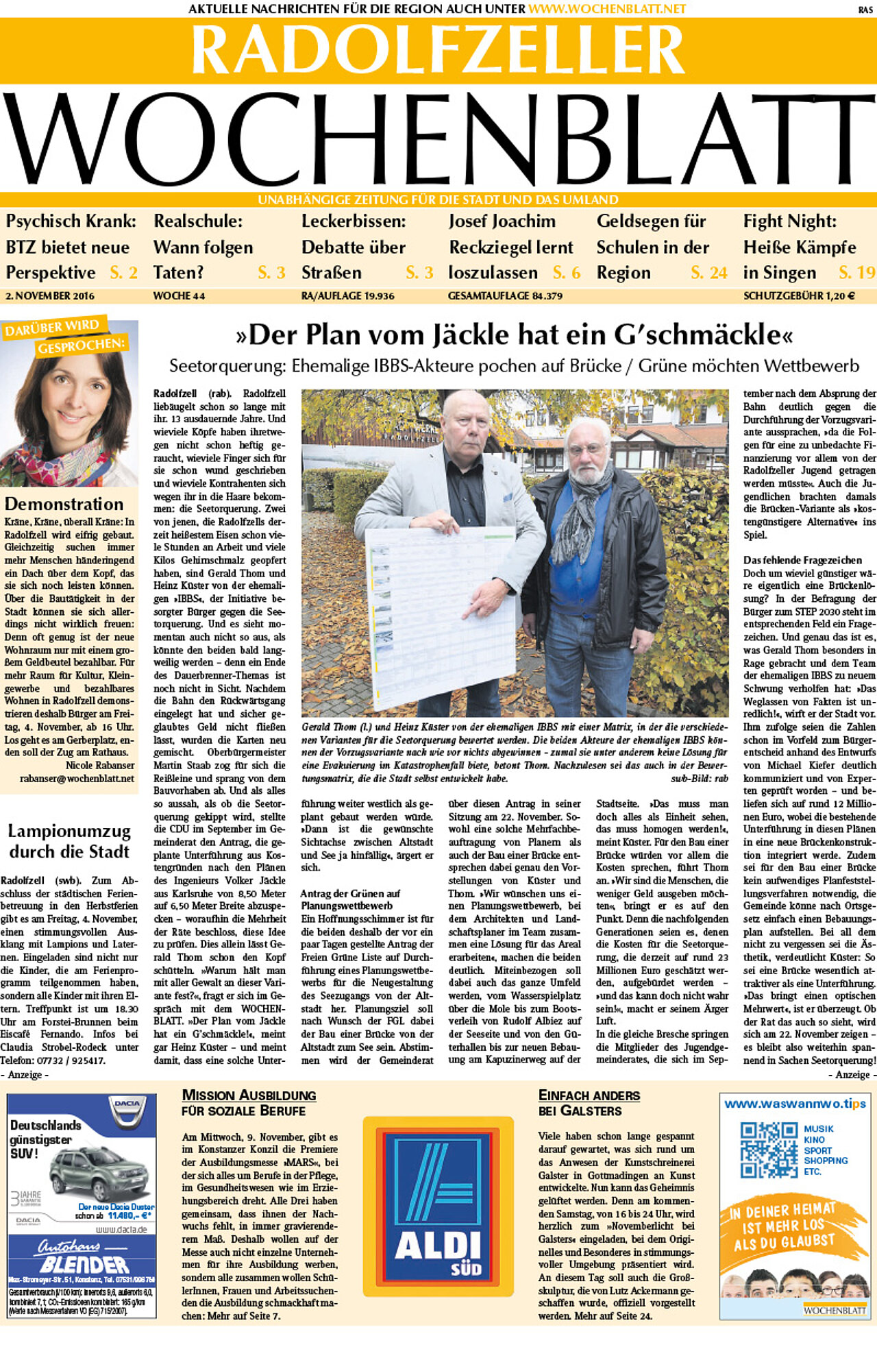Ausgabe 44 vom 02. November 2016