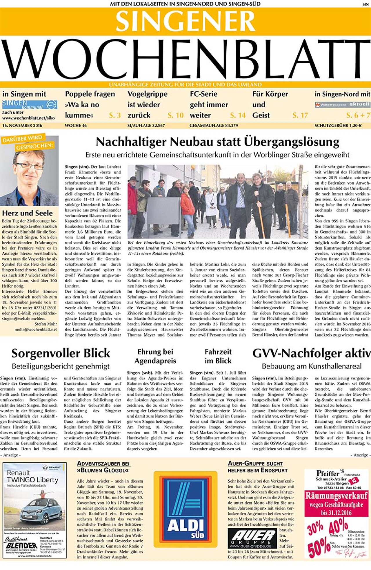 Ausgabe 46 vom 16. November 2016