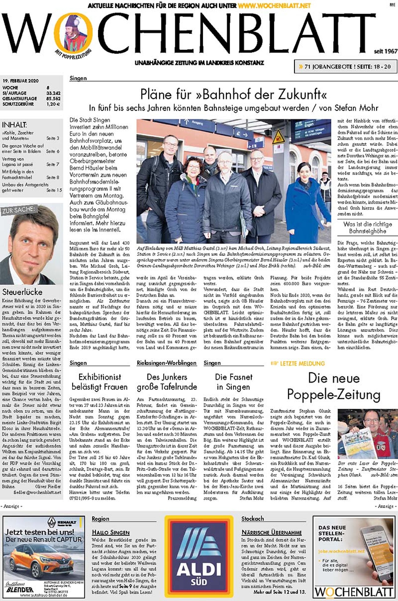 Ausgabe 08 vom 19. Februar 2020