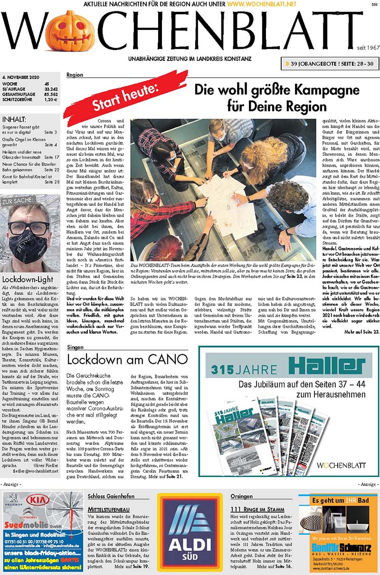 Ausgabe 45 vom 04. November 2020