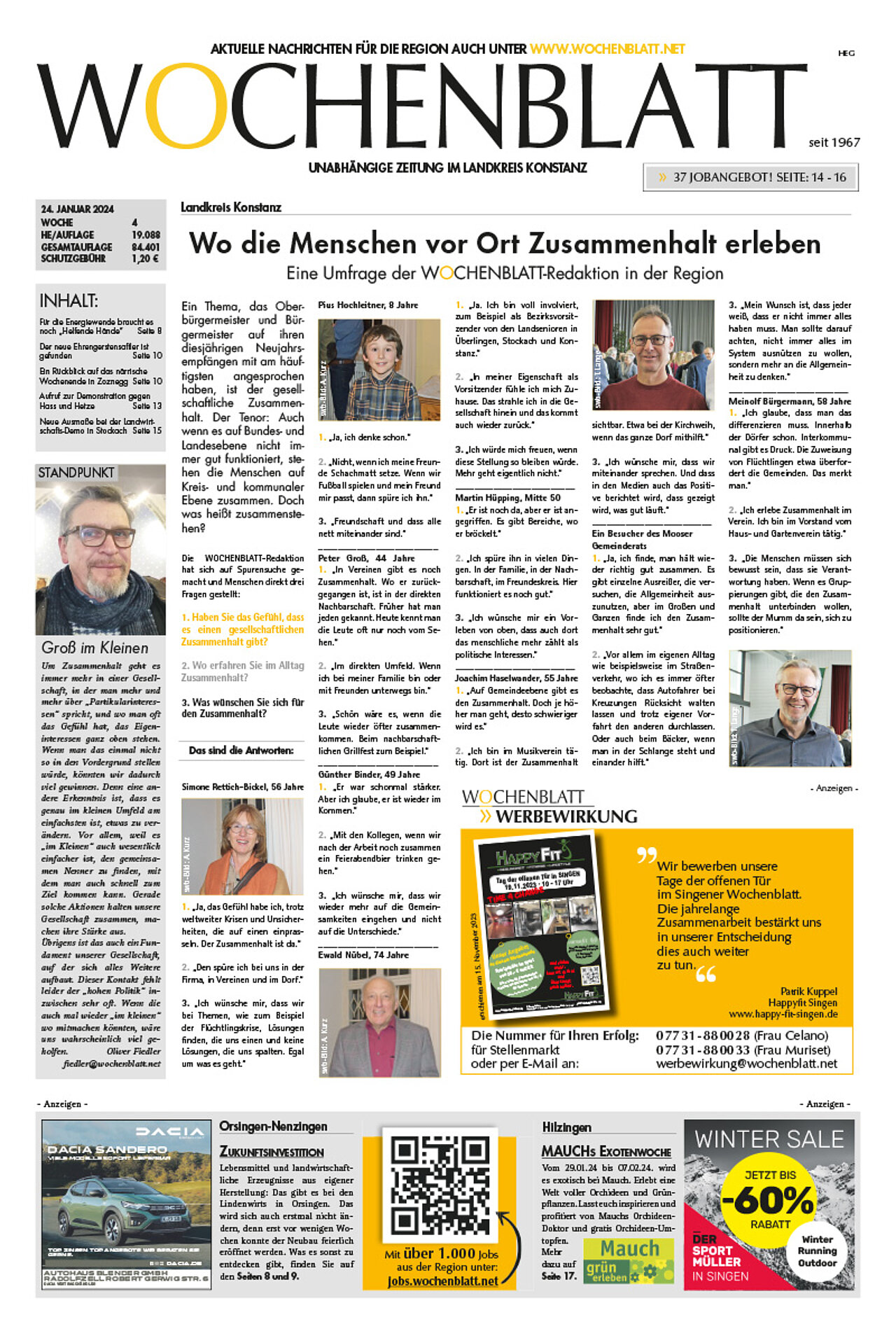 Ausgabe 4 vom 24. Januar 2024