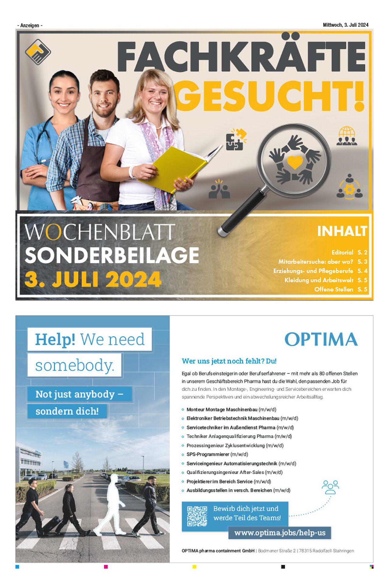 Sonderausgabe vom 3. Juli 2024