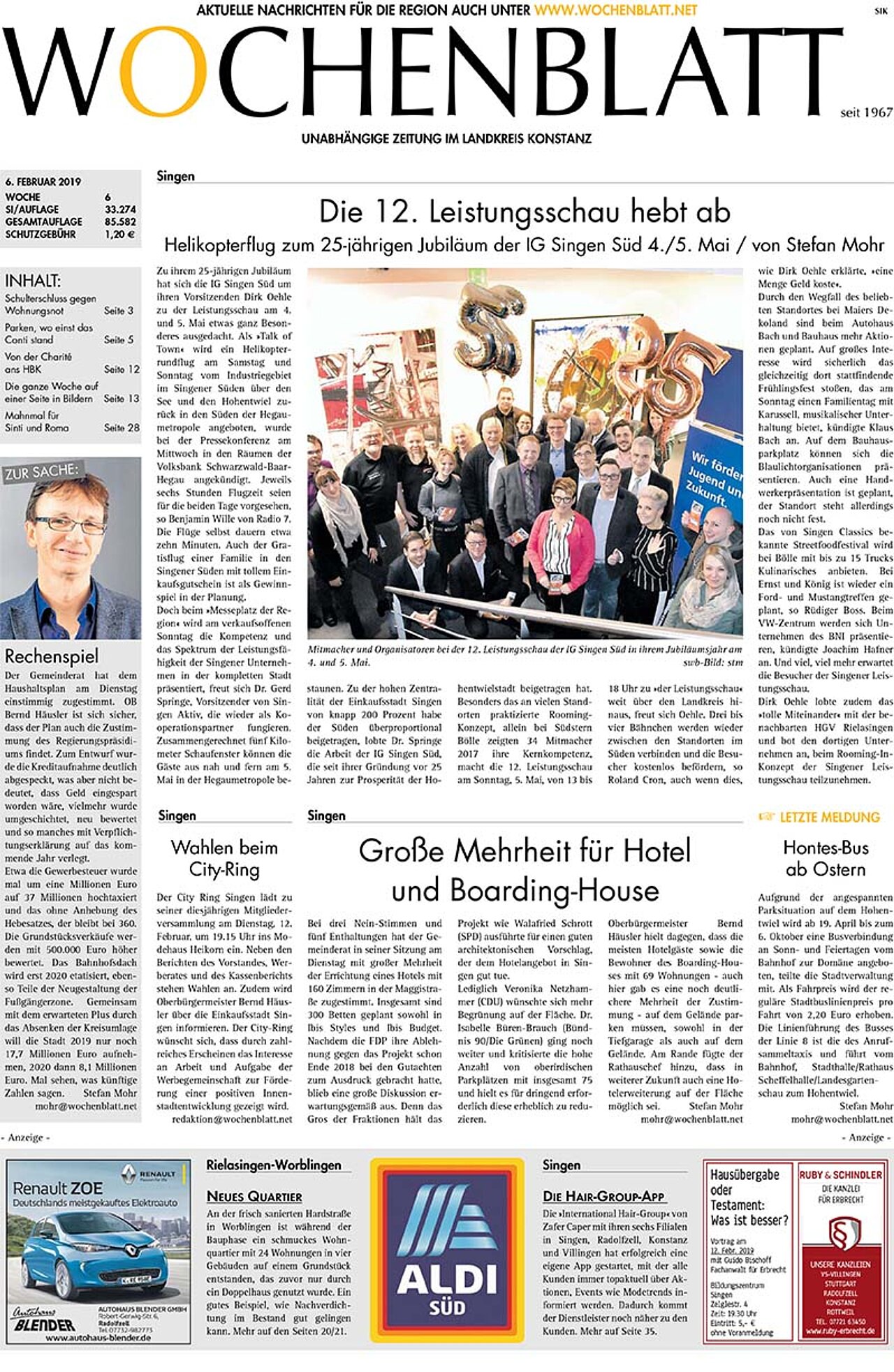 Ausgabe 06 vom 06. Februar 2019