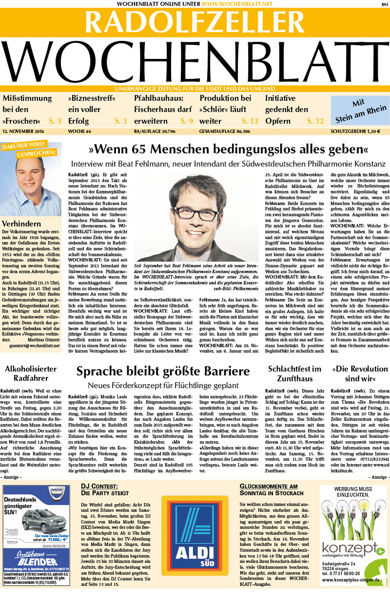 Ausgabe 46 vom 12. November 2014