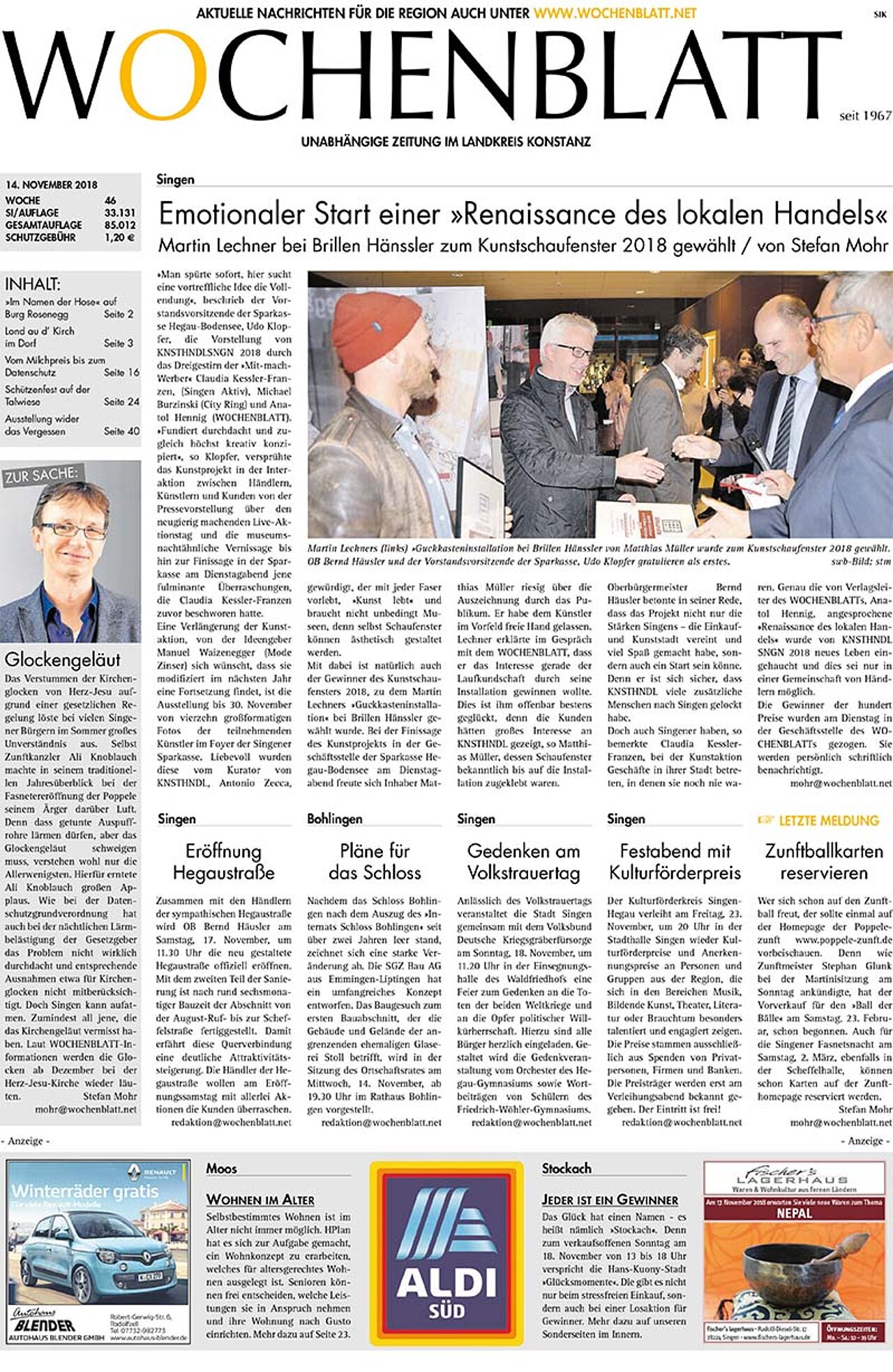 Ausgabe 46 vom 14. November 2018