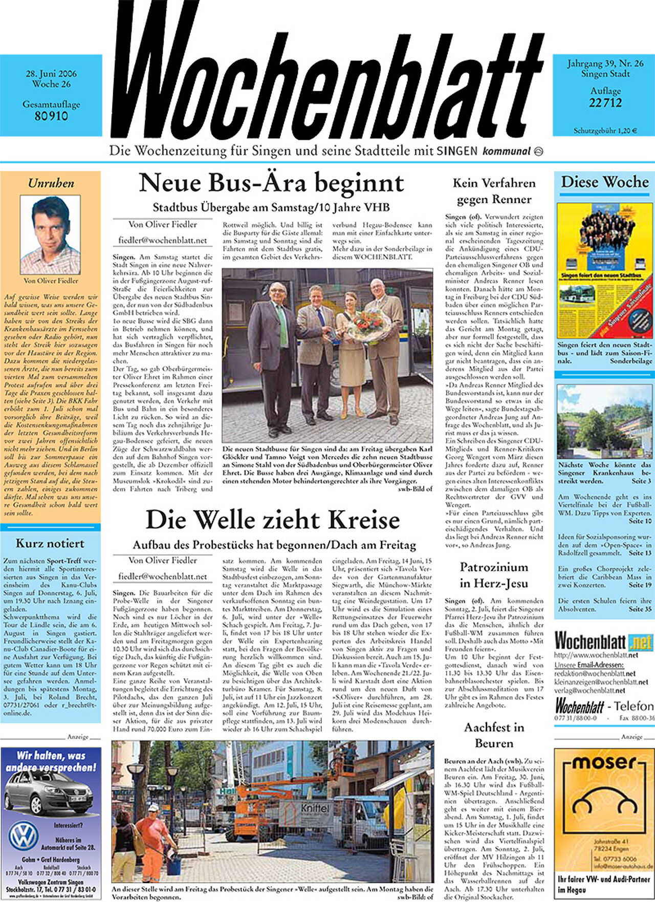 Ausgabe 26 vom 28. Juni 2006