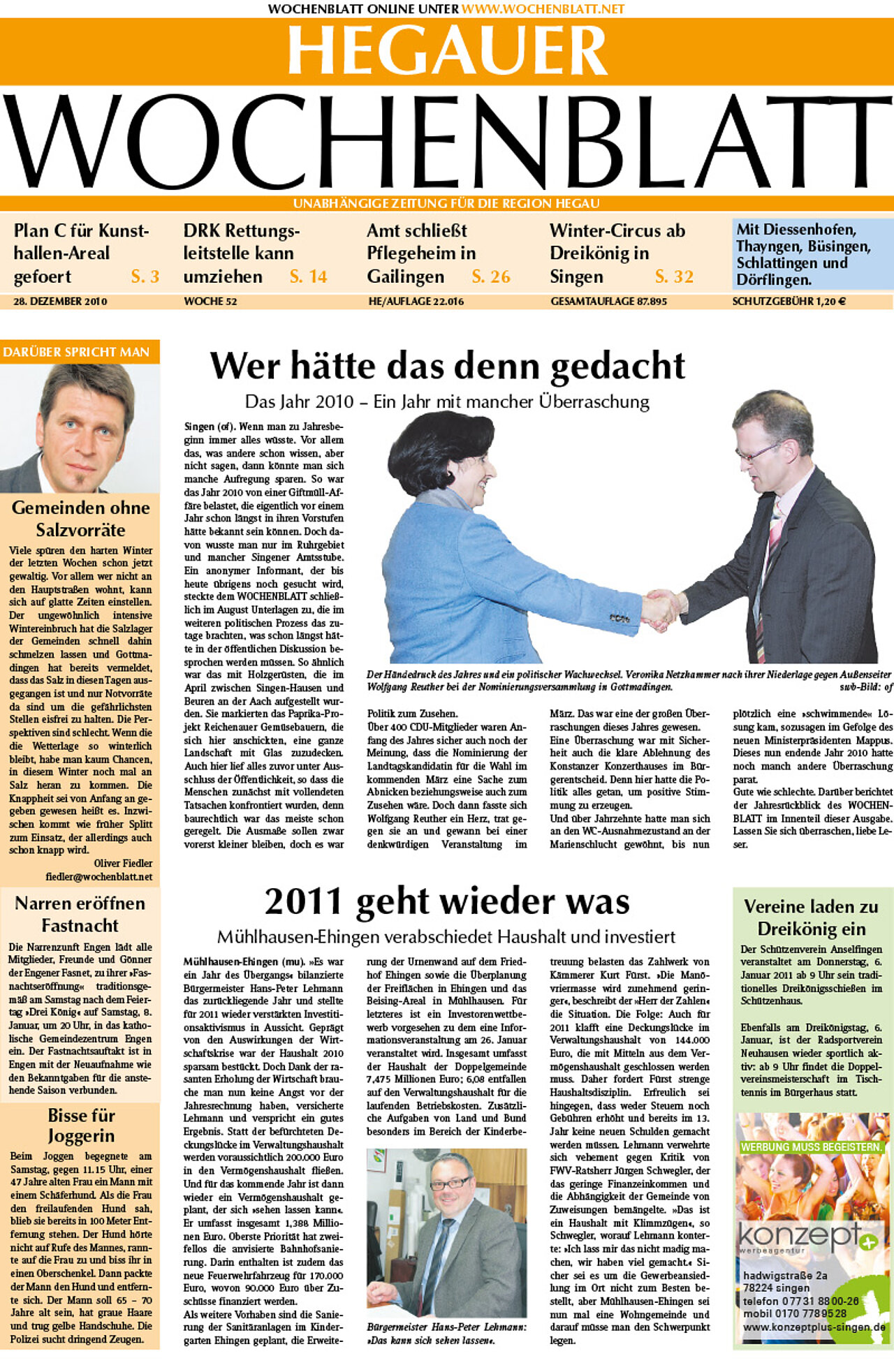 Ausgabe 52 vom 28. Dezember 2010