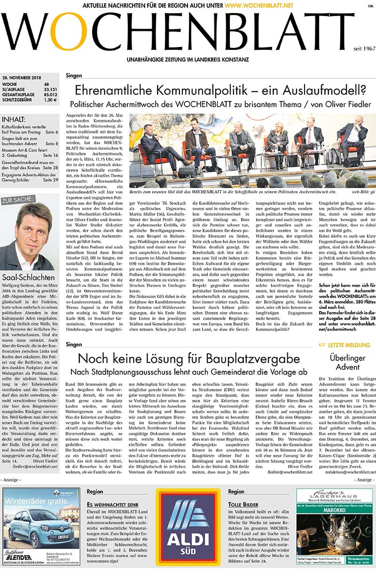 Ausgabe 48 vom 28. November 2018