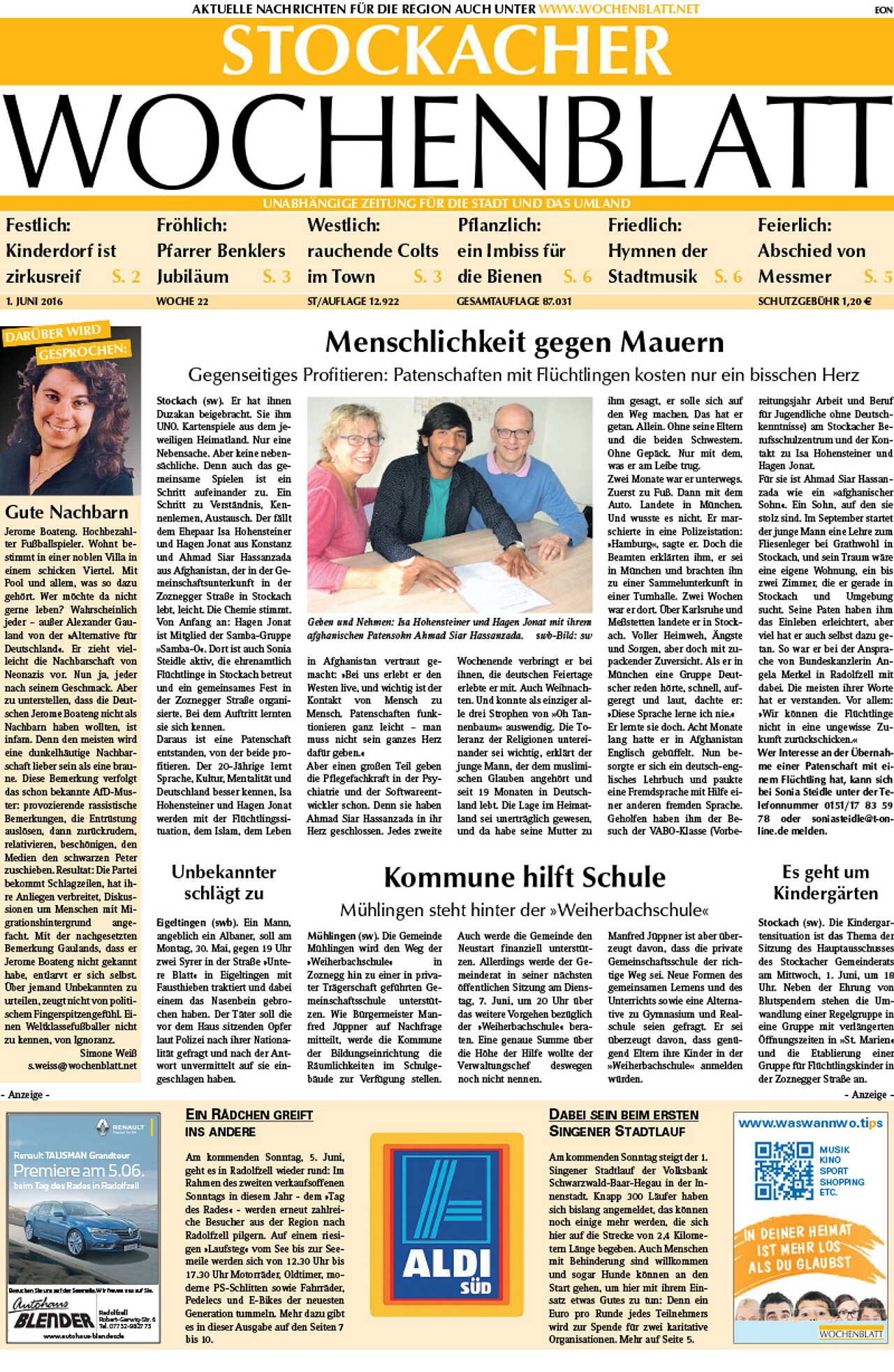 Ausgabe 22 vom 01. Juni 2016