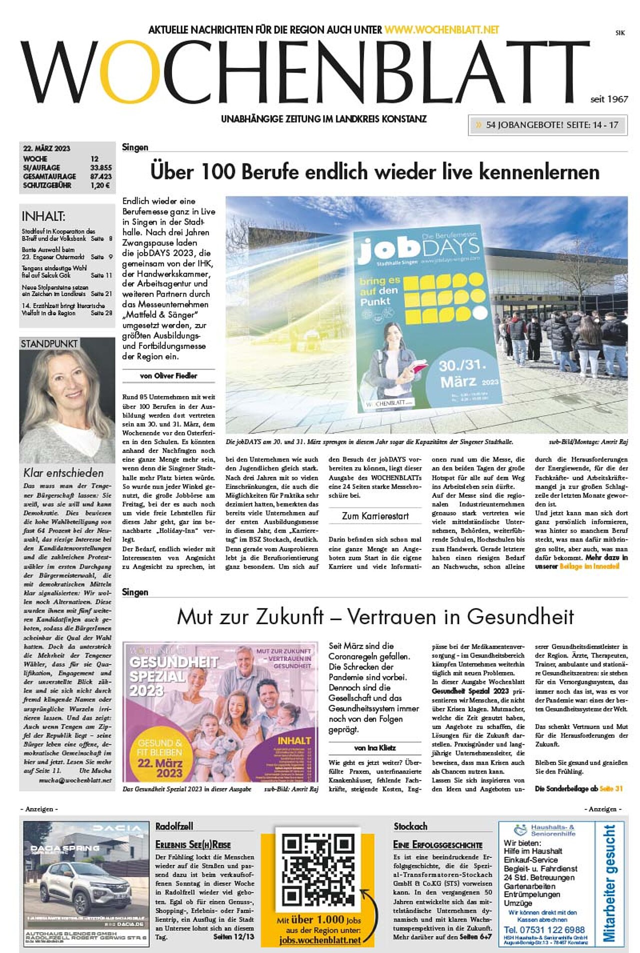 Ausgabe 12 vom 22. März 2023
