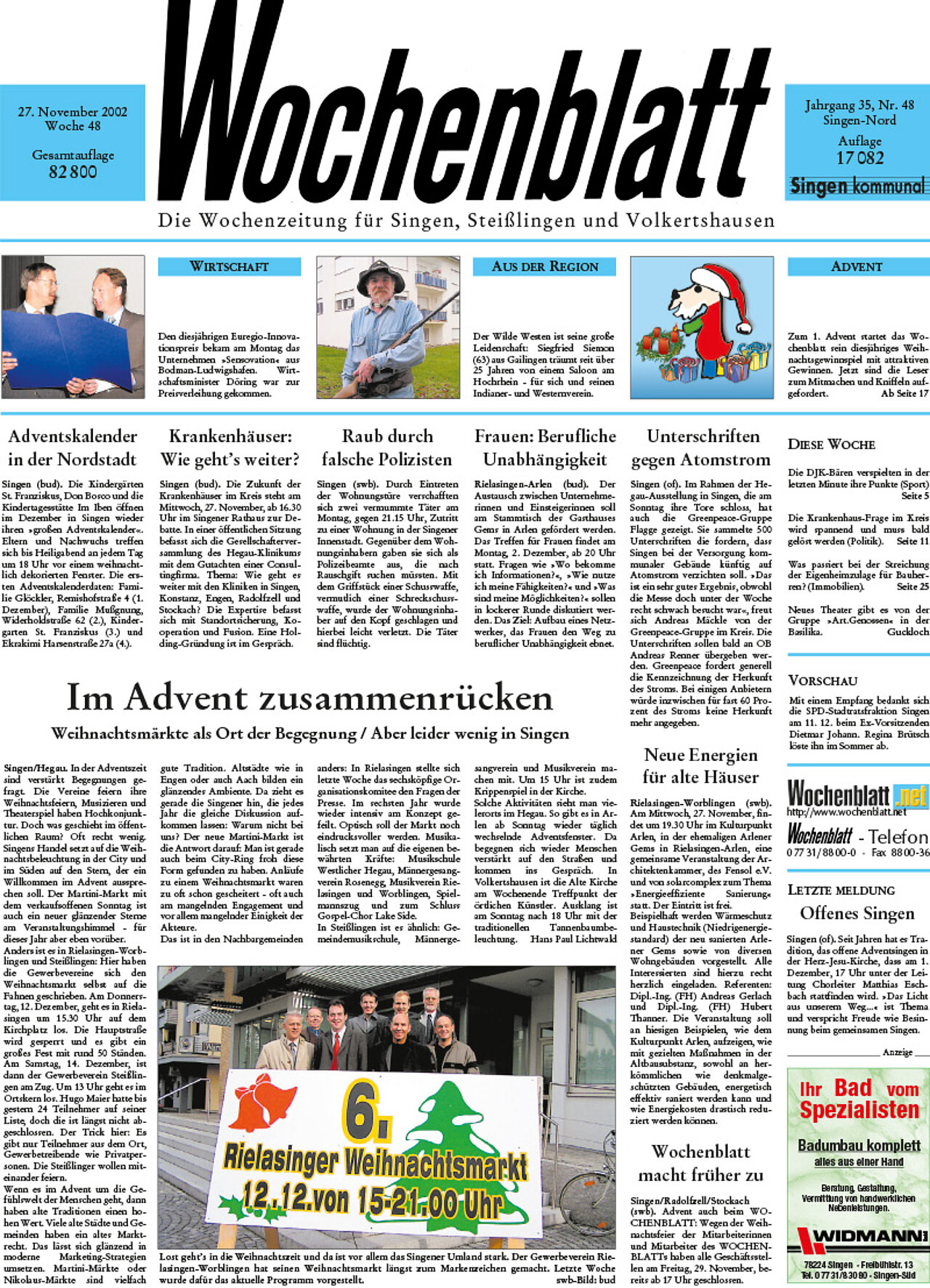 Ausgabe 48 vom 27. November 2002