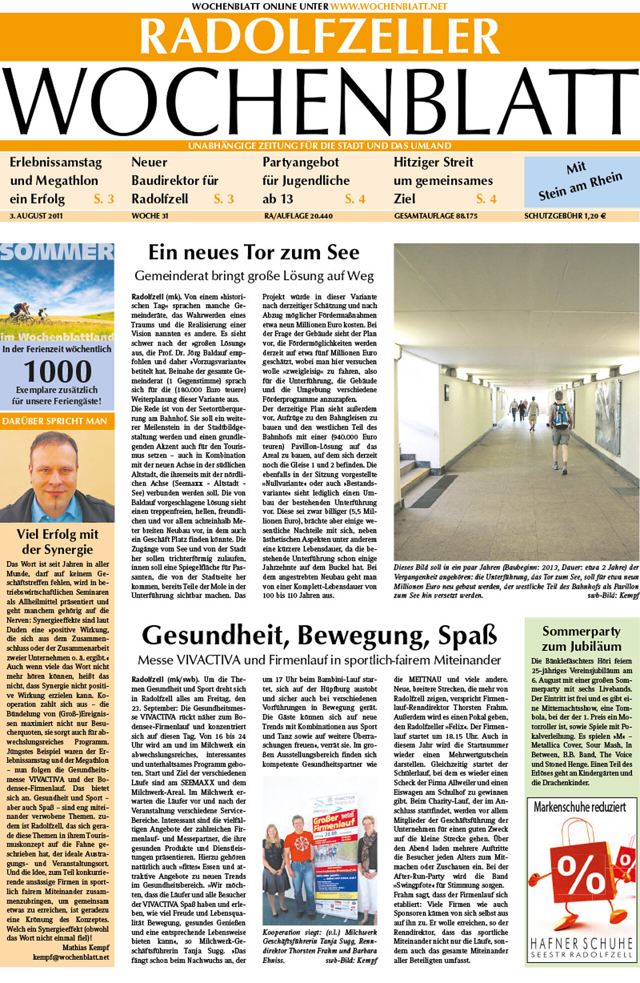 Ausgabe 31 vom 03. August 2011