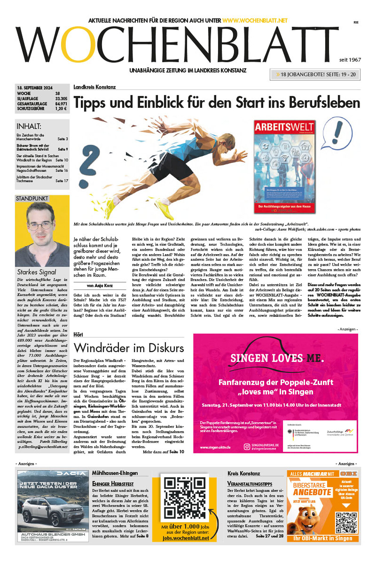 Ausgabe 38 vom 18. September 2024