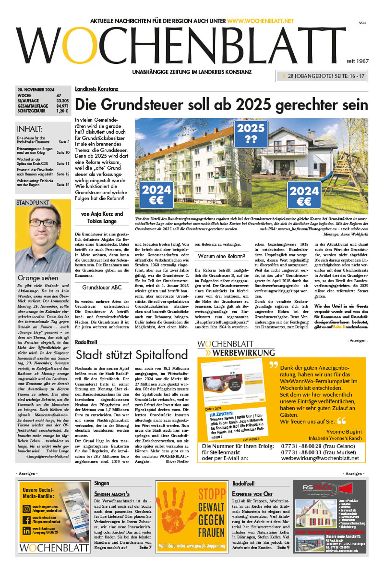 Ausgabe 47 vom 20. November 2024