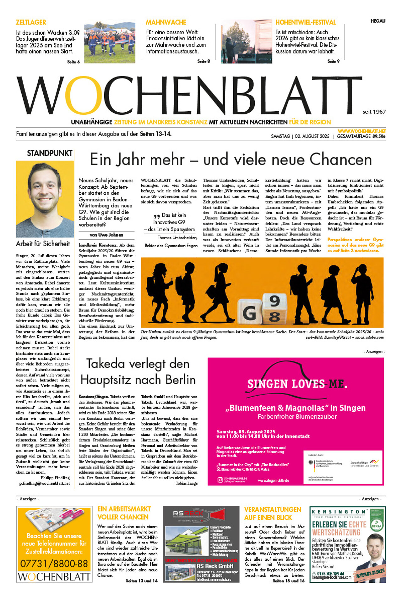 Ausgabe 31 vom 2. August 2025
