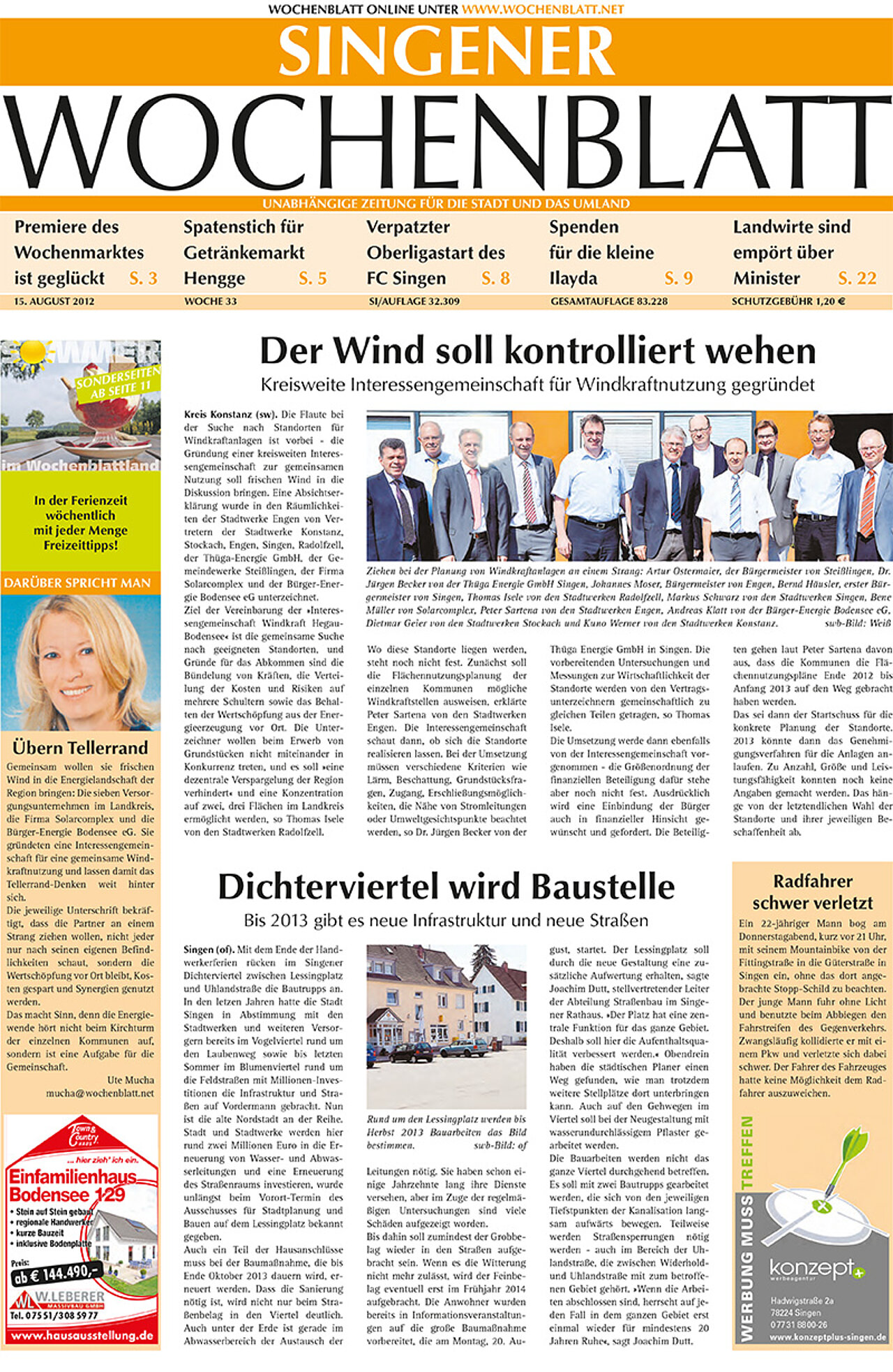 Ausgabe 33 vom 15. August 2012