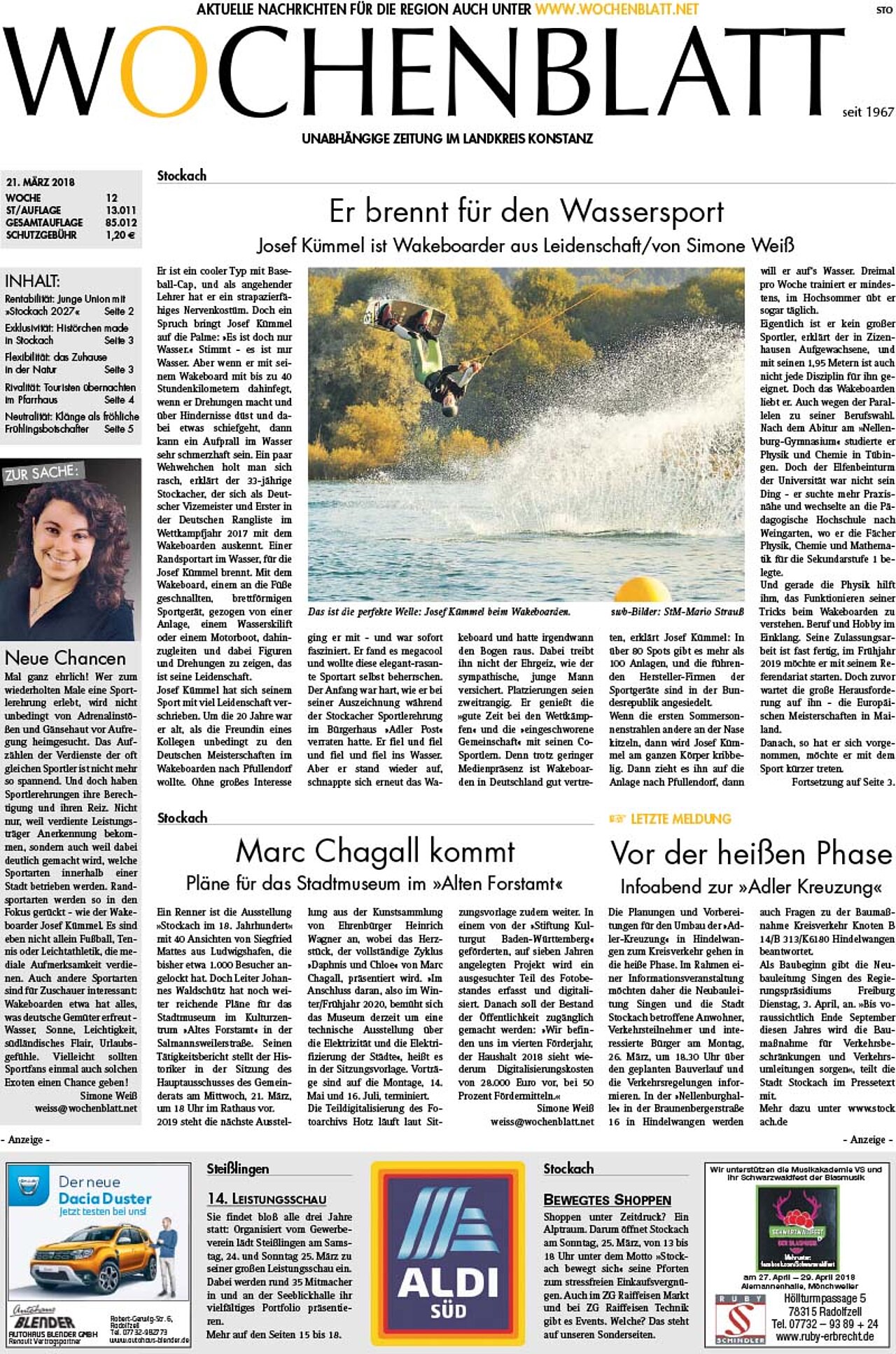 Ausgabe 12 vom 21. März 2018