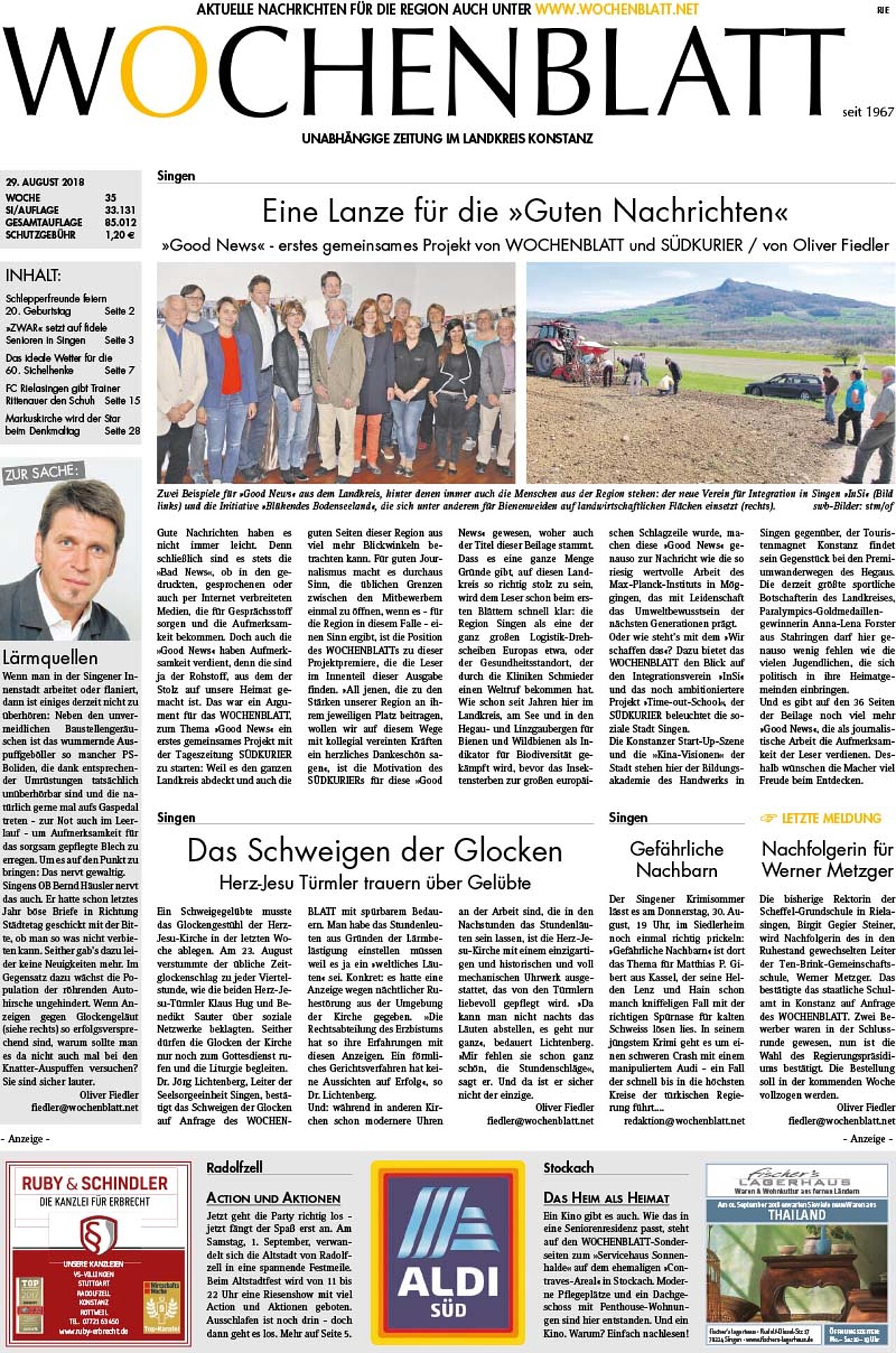Ausgabe 35 vom 29. August 2018