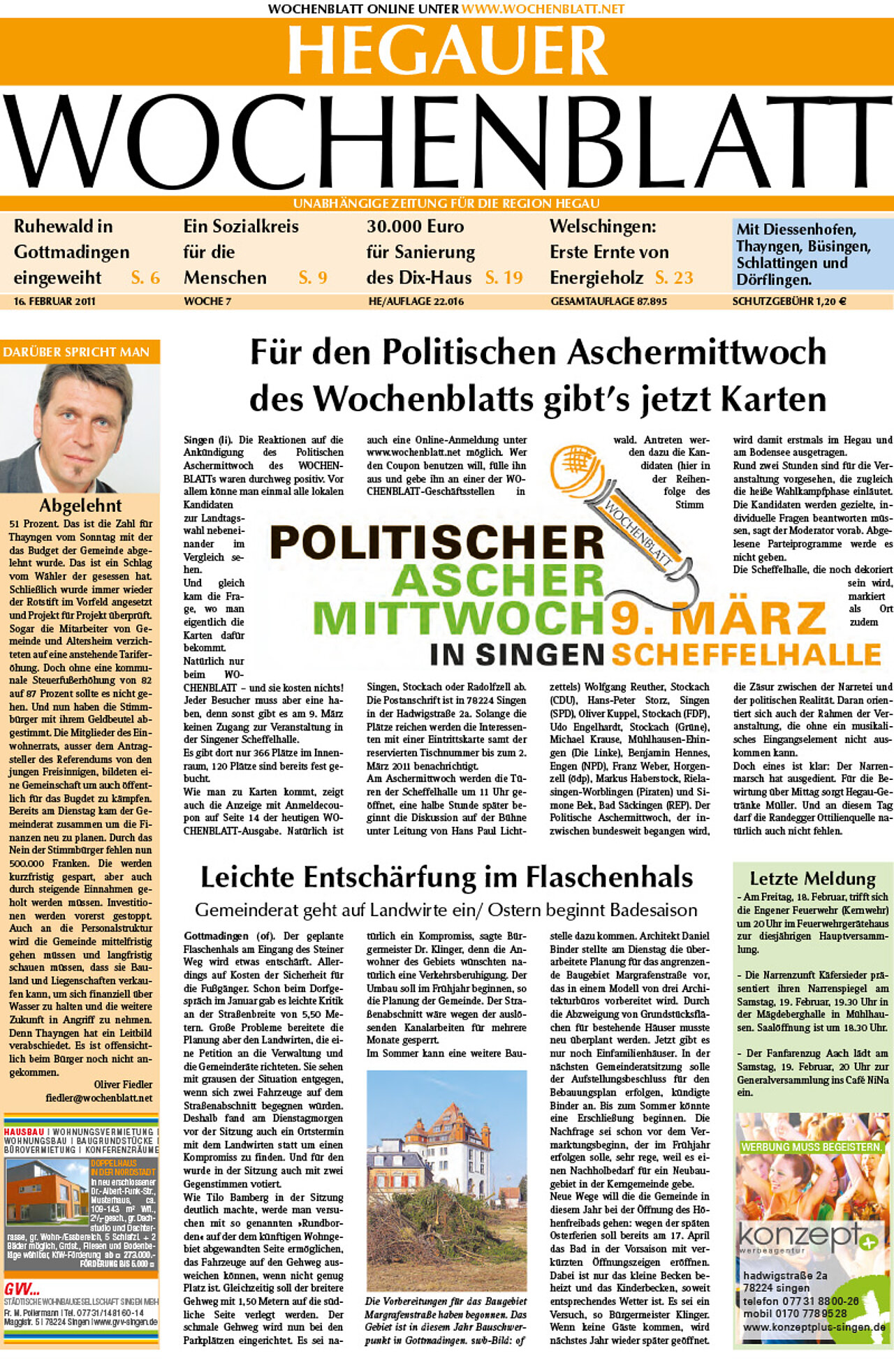 Ausgabe 07 vom 16. Februar 2011