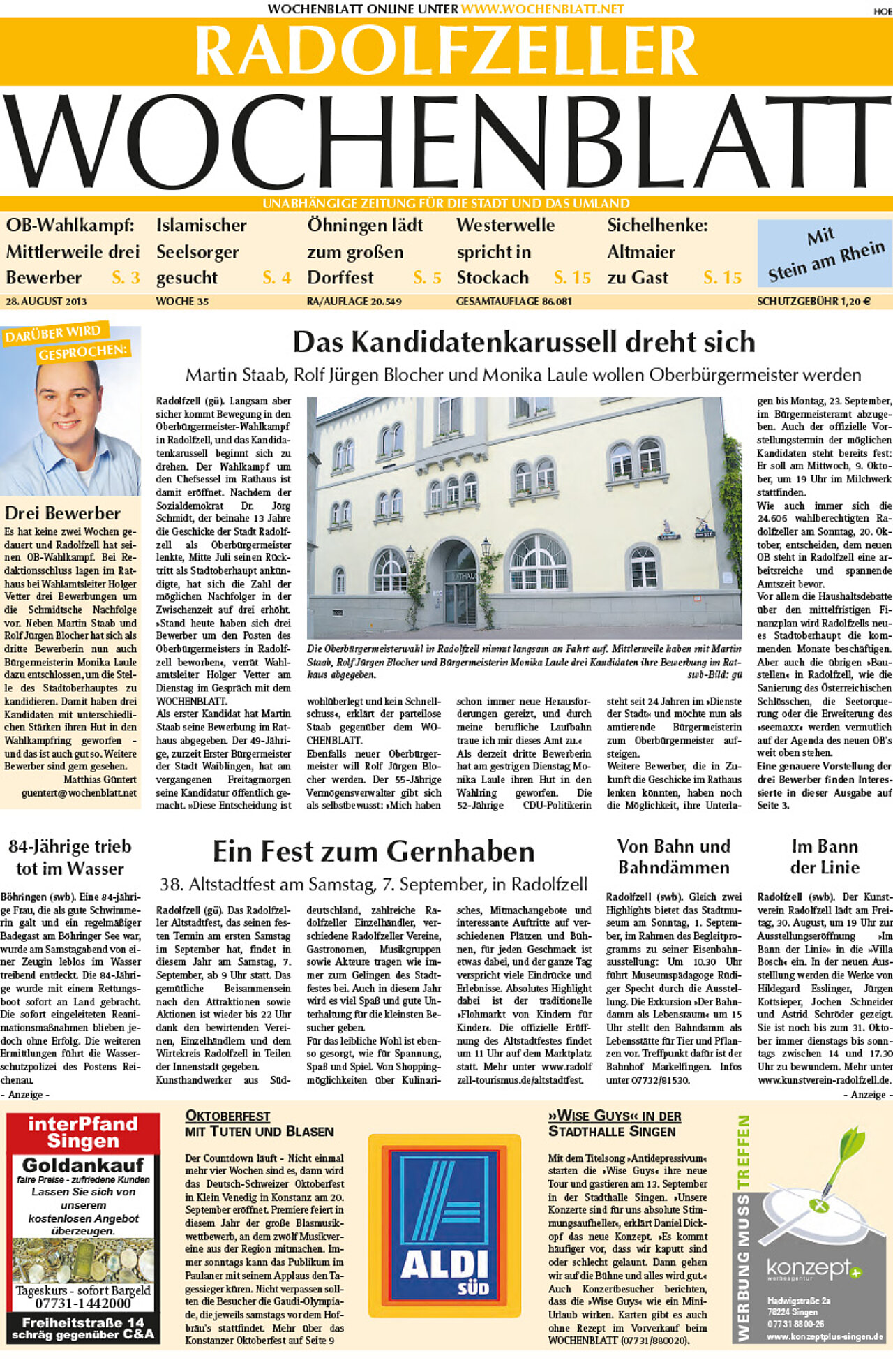 Ausgabe 35 vom 28. August 2013