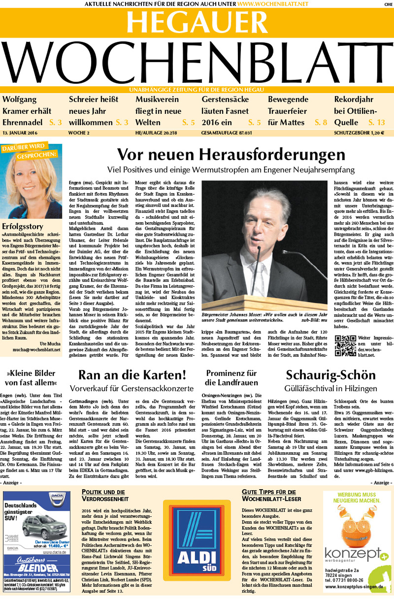 Ausgabe 02 vom 13. Januar 2016