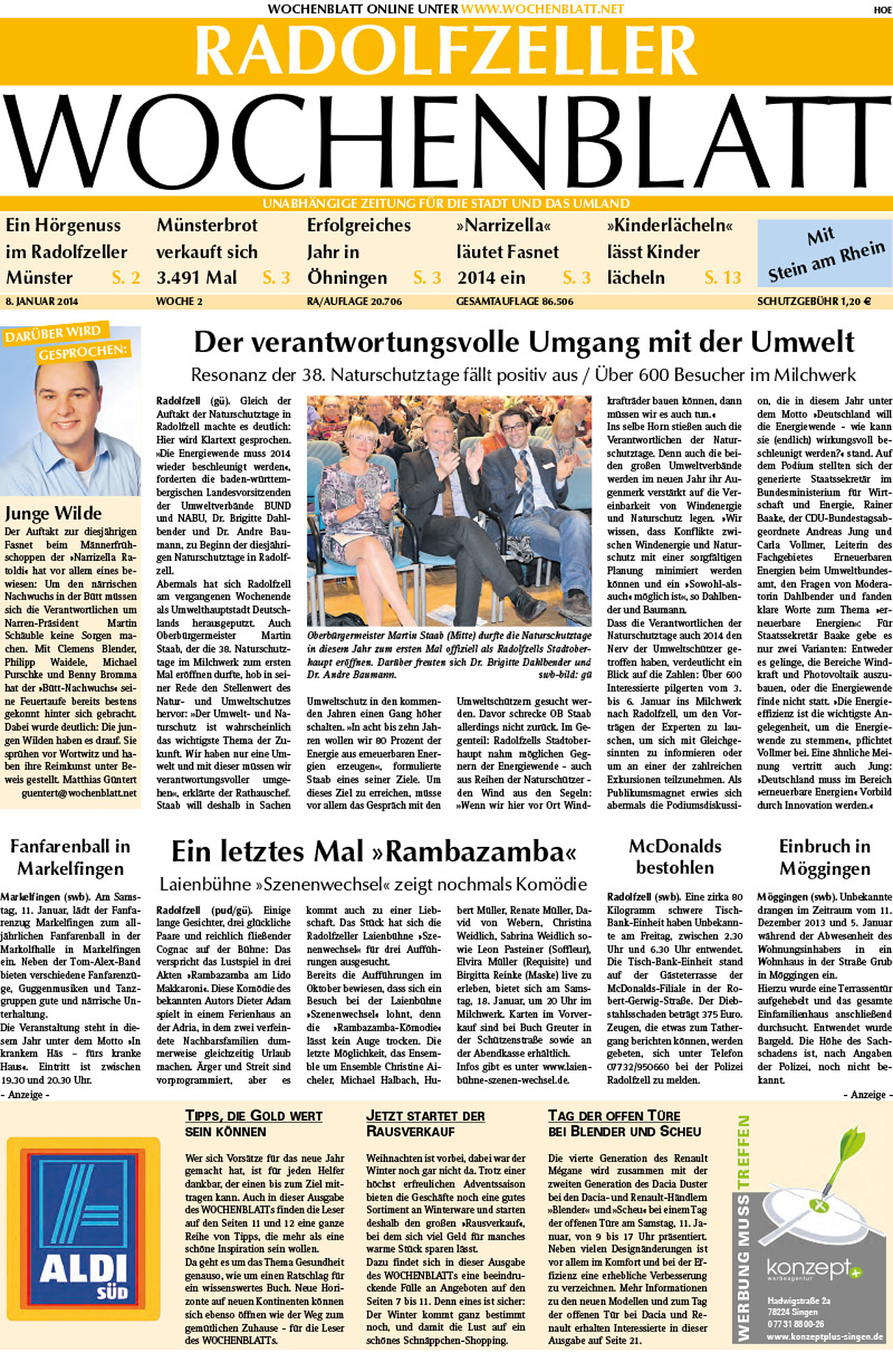 Ausgabe 02 vom 08. Januar 2014