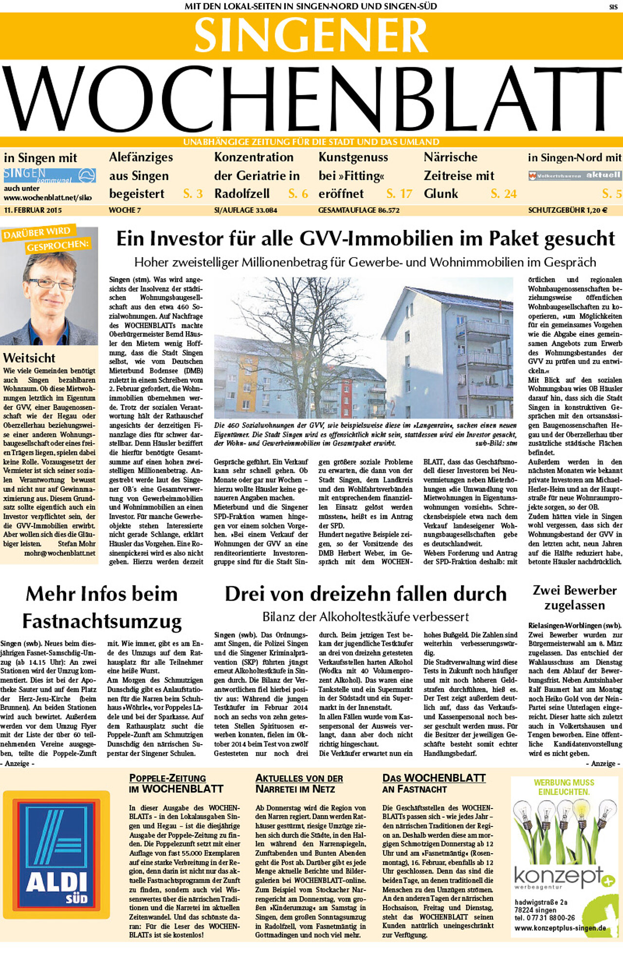 Ausgabe 07 vom 11. Februar 2015