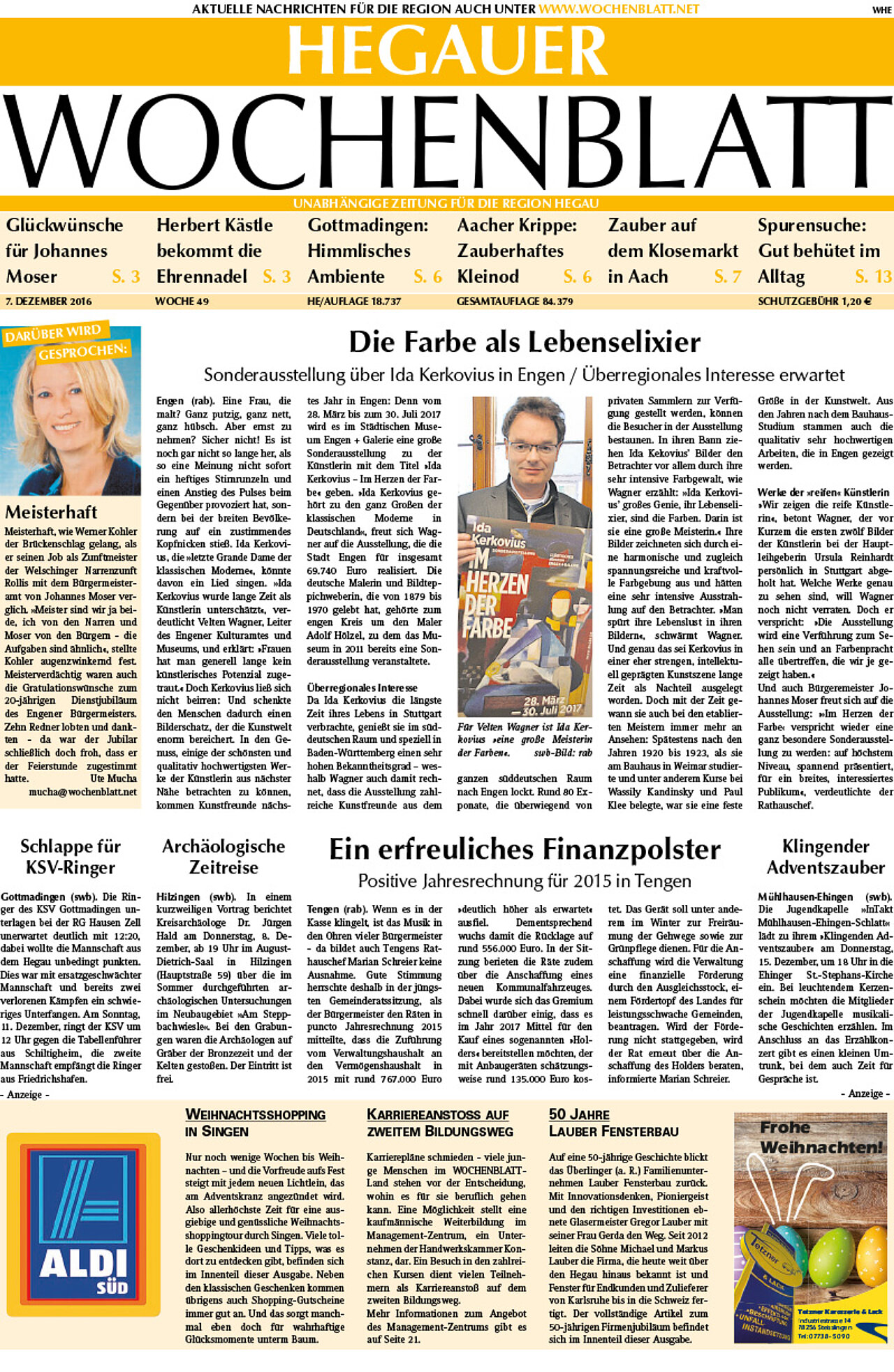 Ausgabe 49 vom 07. Dezember 2016