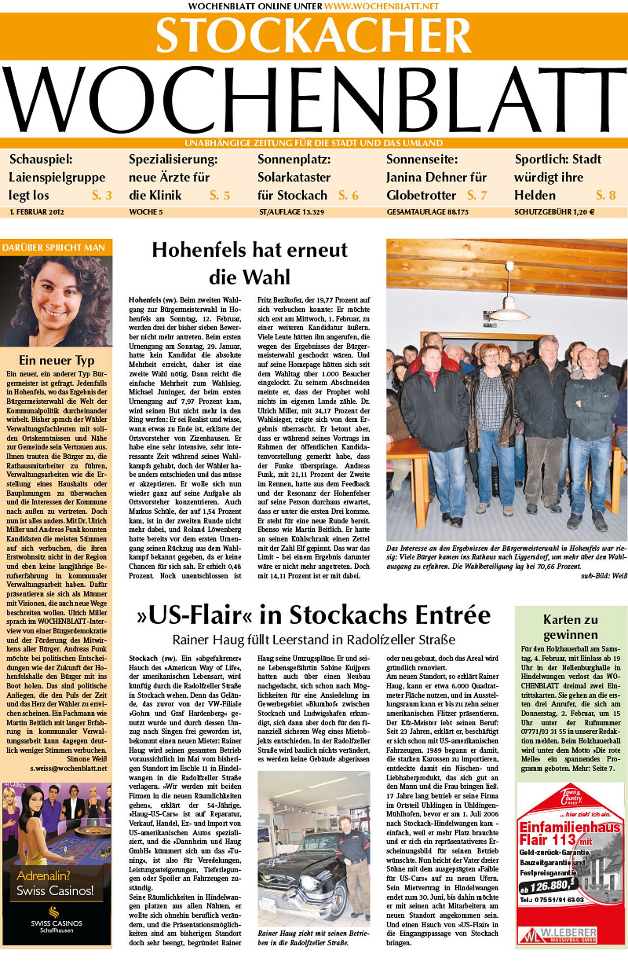 Ausgabe 05 vom 01. Februar 2012