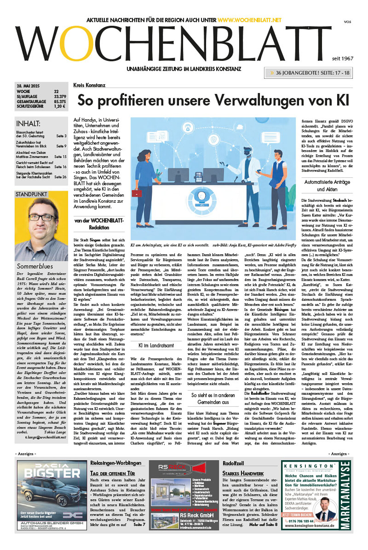 Ausgabe 22 vom 28. Mai 2025
