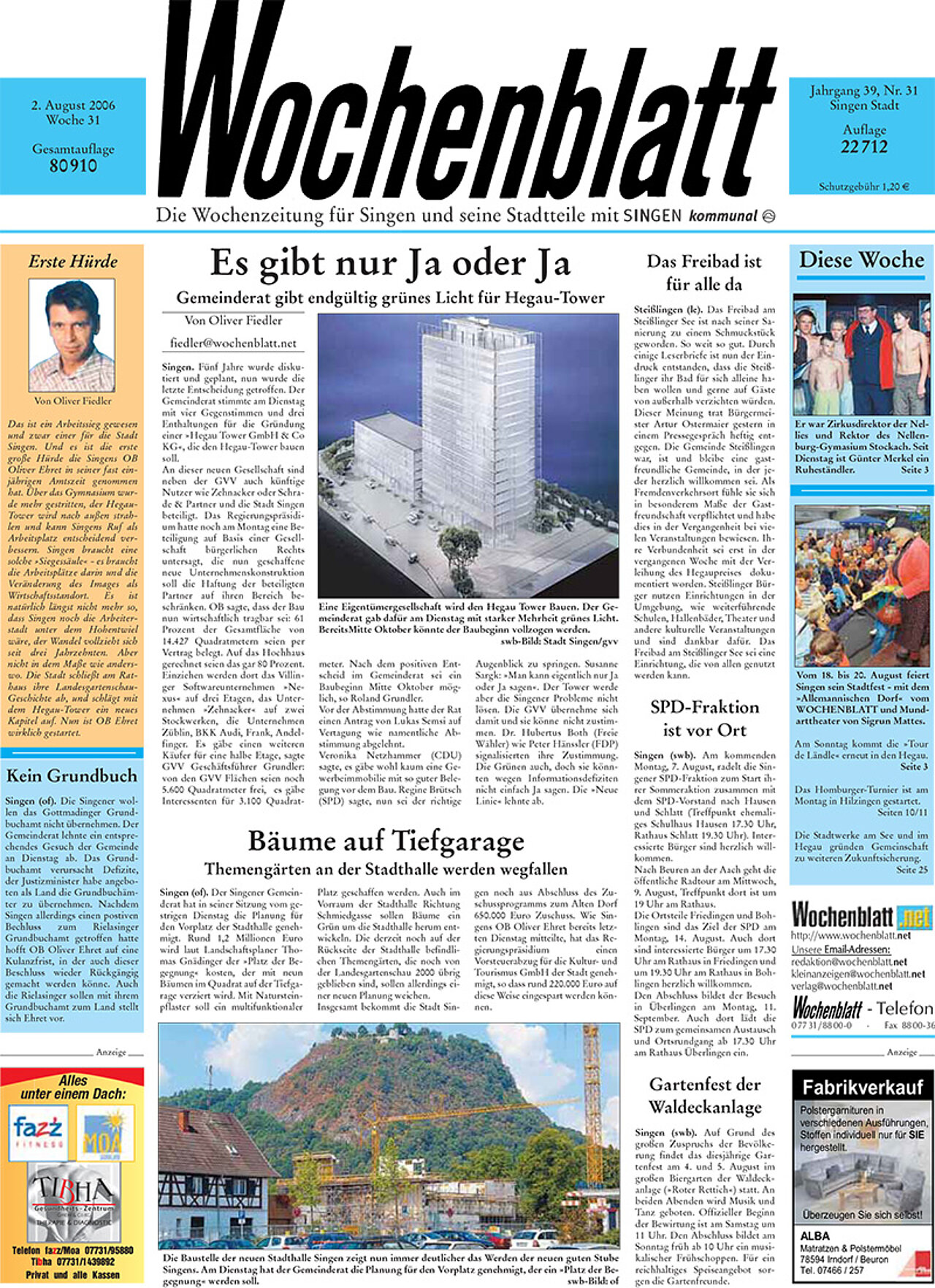 Ausgabe 31 vom 02. August 2006