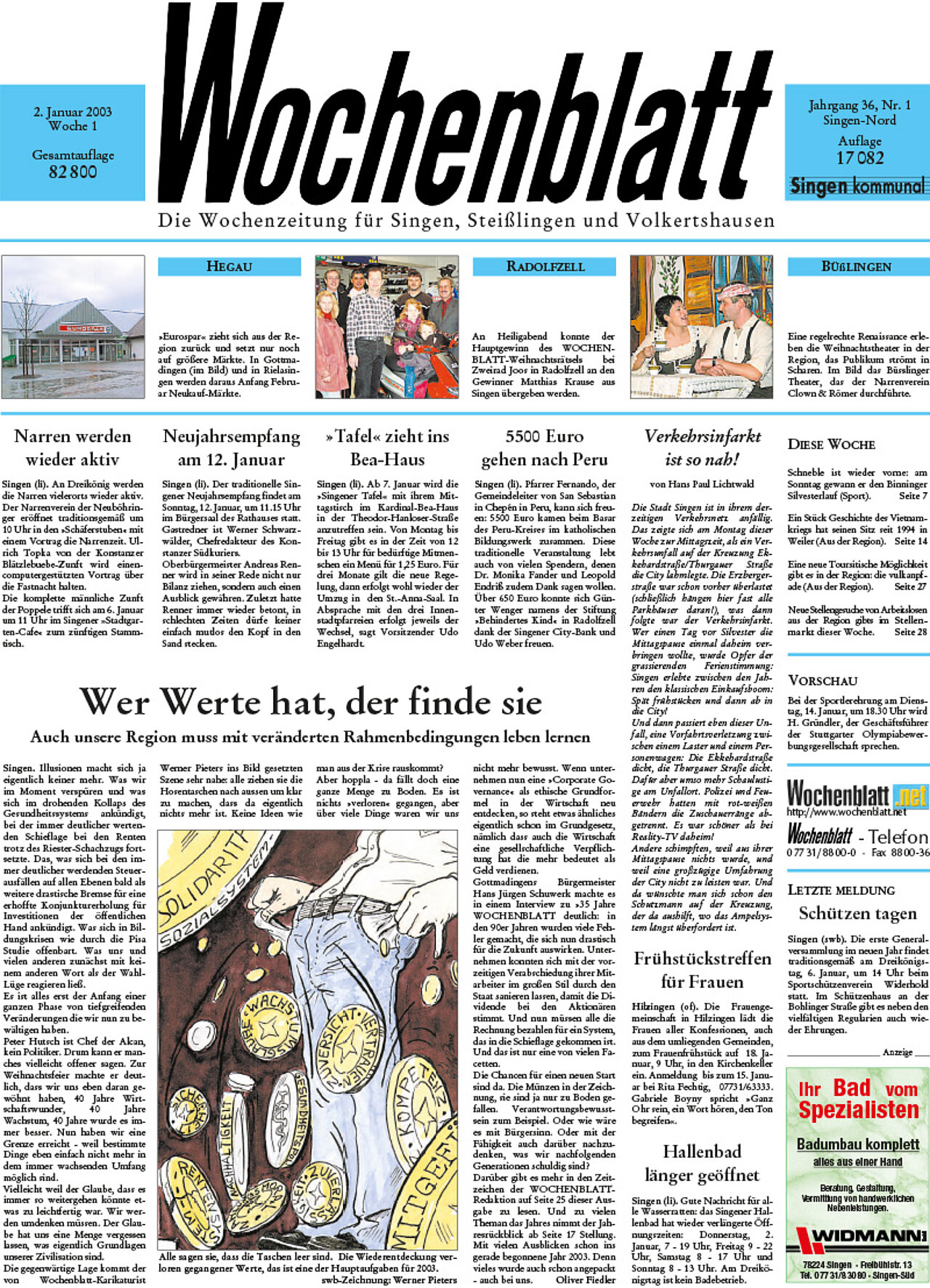 Ausgabe 01 vom 02. Januar 2003
