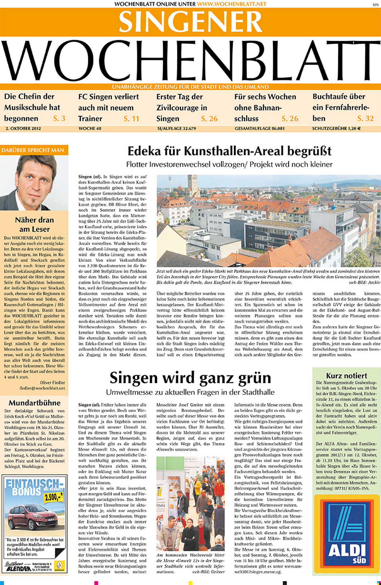 Ausgabe 40 vom 02. Oktober 2012