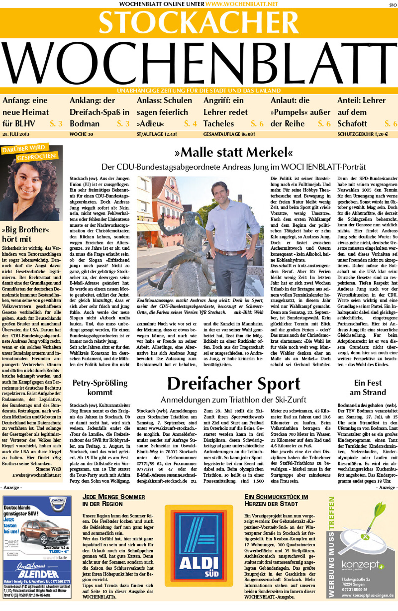 Ausgabe 30 vom 24. Juli 2013