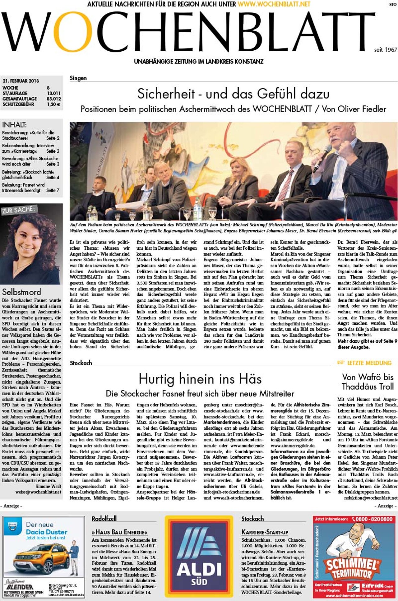 Ausgabe 08 vom 21. Februar 2018