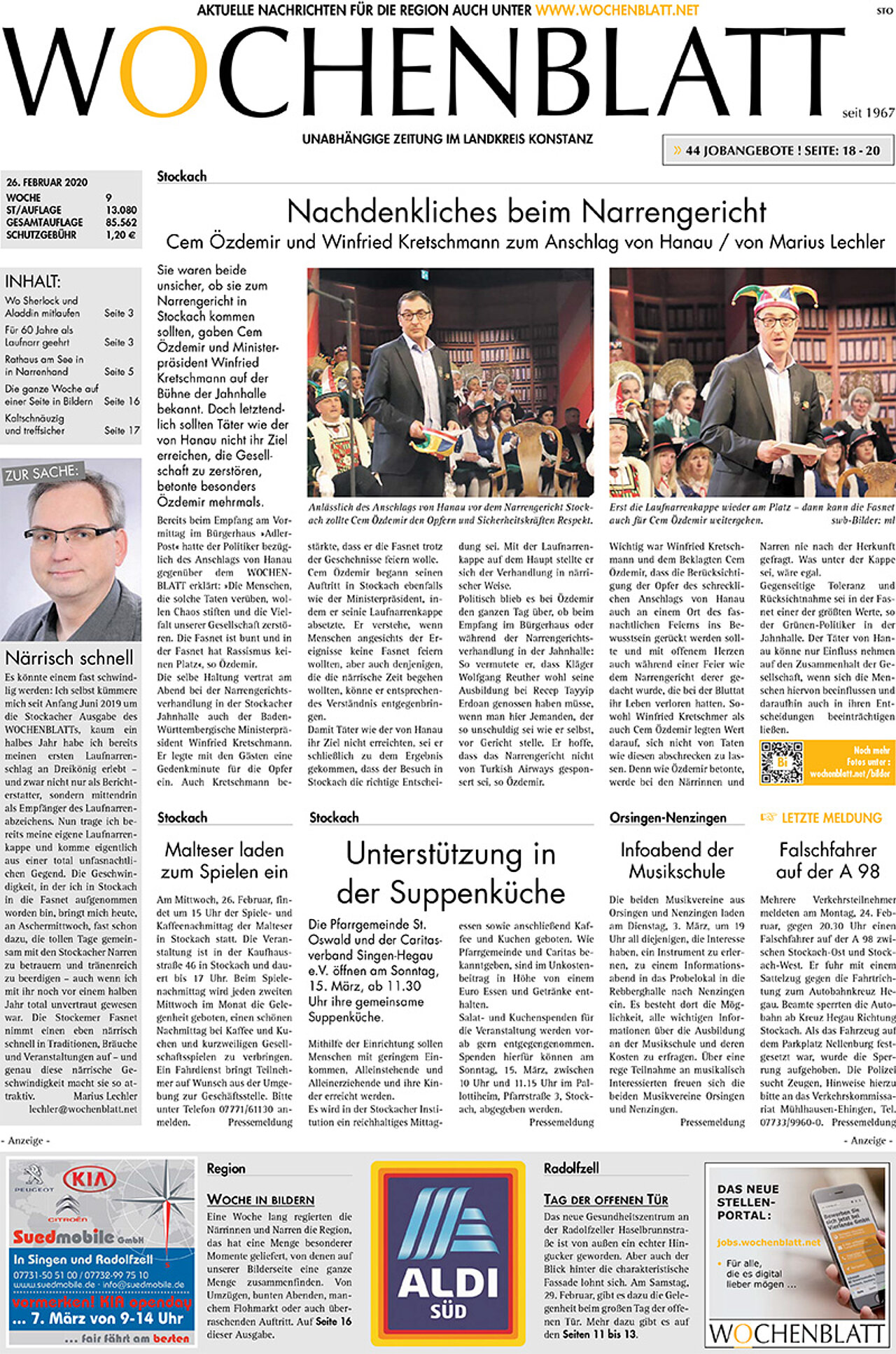 Ausgabe 09 vom 26. Februar 2020