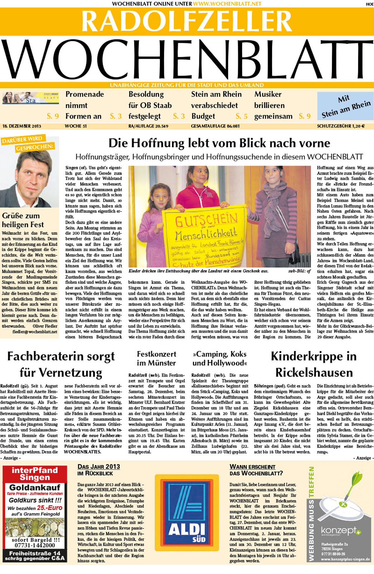 Ausgabe 51 vom 18. Dezember 2013