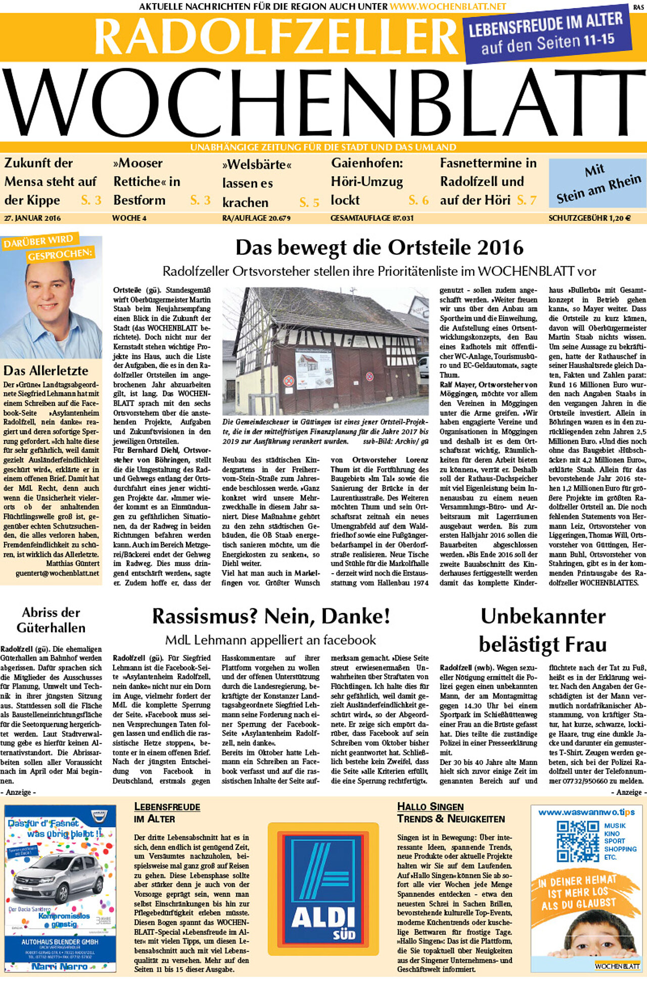 Ausgabe 04 vom 27. Januar 2016