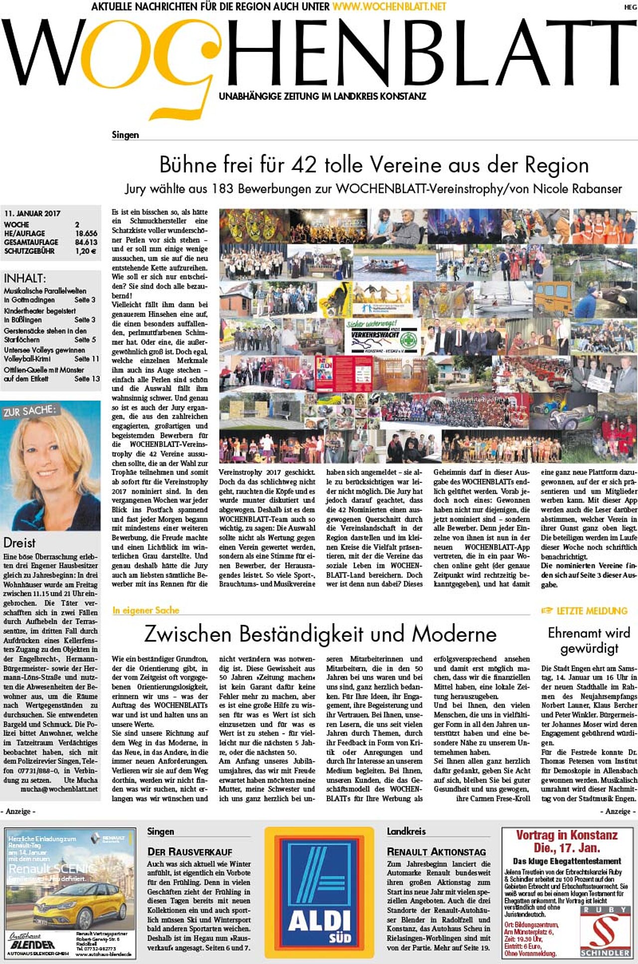 Ausgabe 02 vom 11. Januar 2017