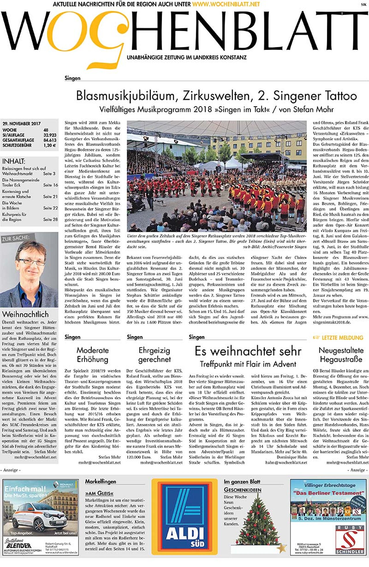 Ausgabe 48 vom 29. November 2017