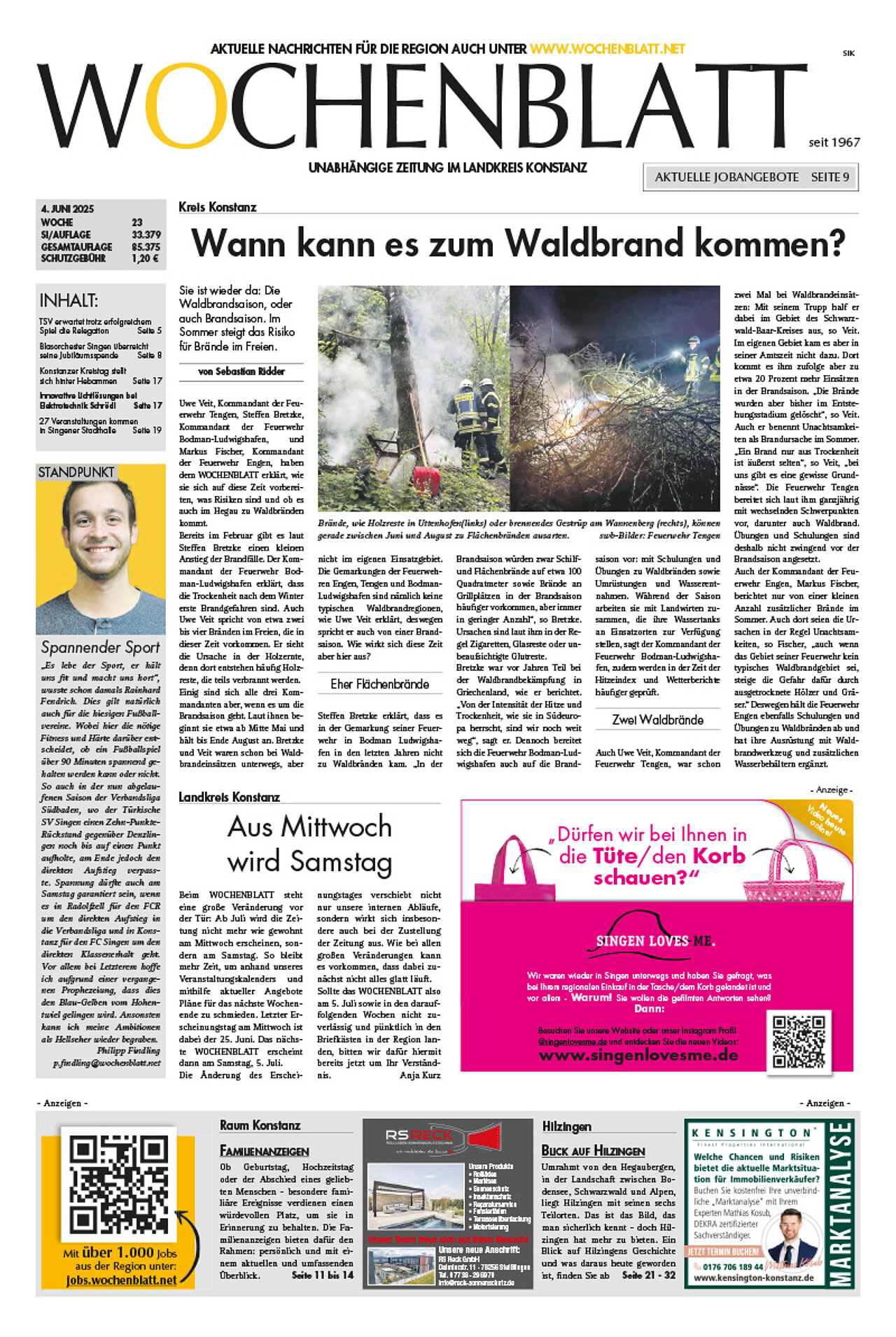 Ausgabe 23 vom 4. Juni 2025
