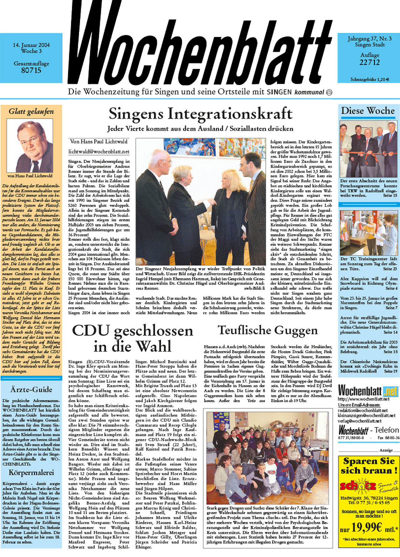 Ausgabe 03 vom 14. Januar 2004