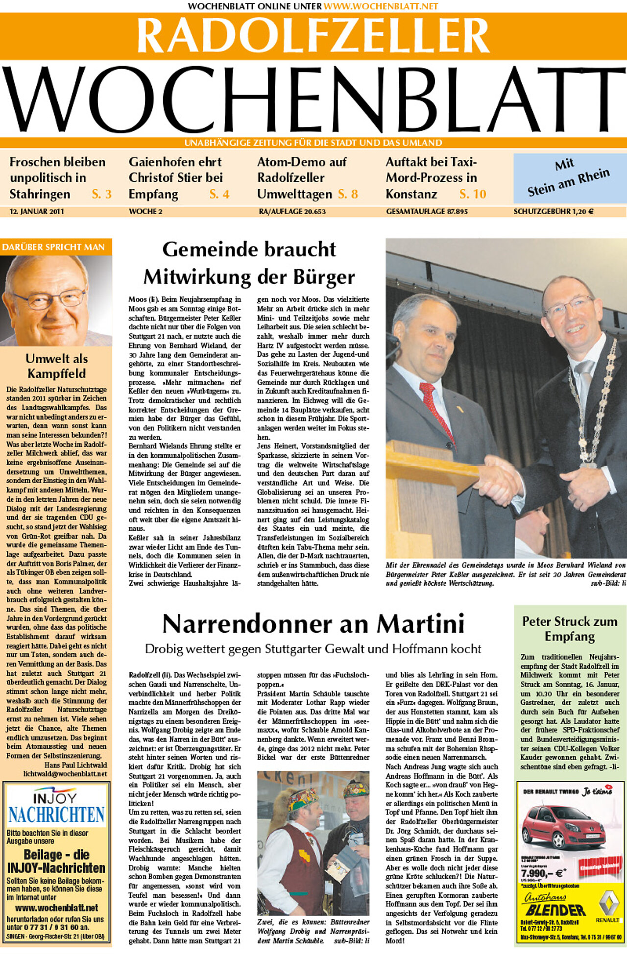 Ausgabe 02 vom 12. Januar 2011