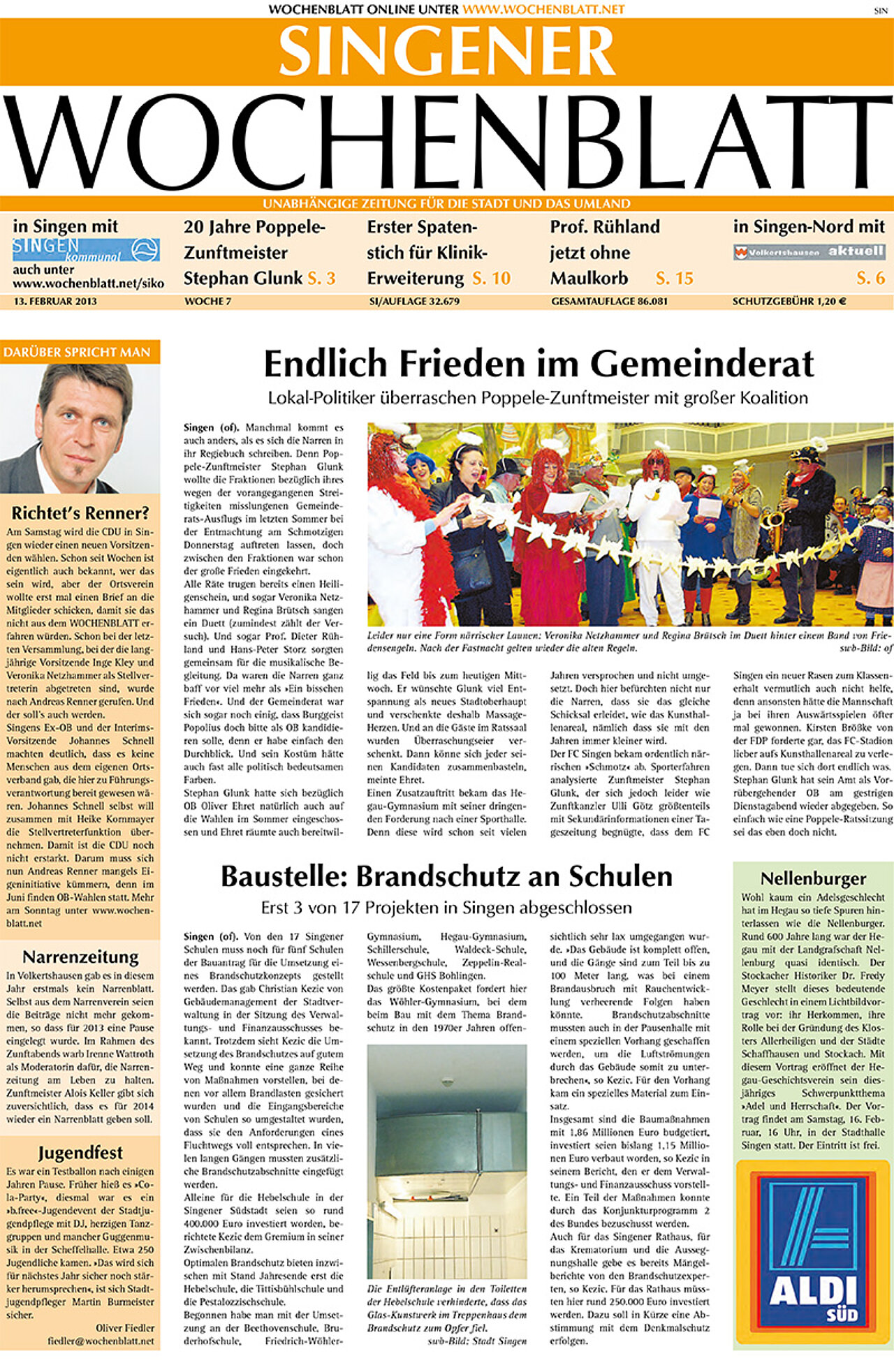 Ausgabe 07 vom 13. Februar 2013